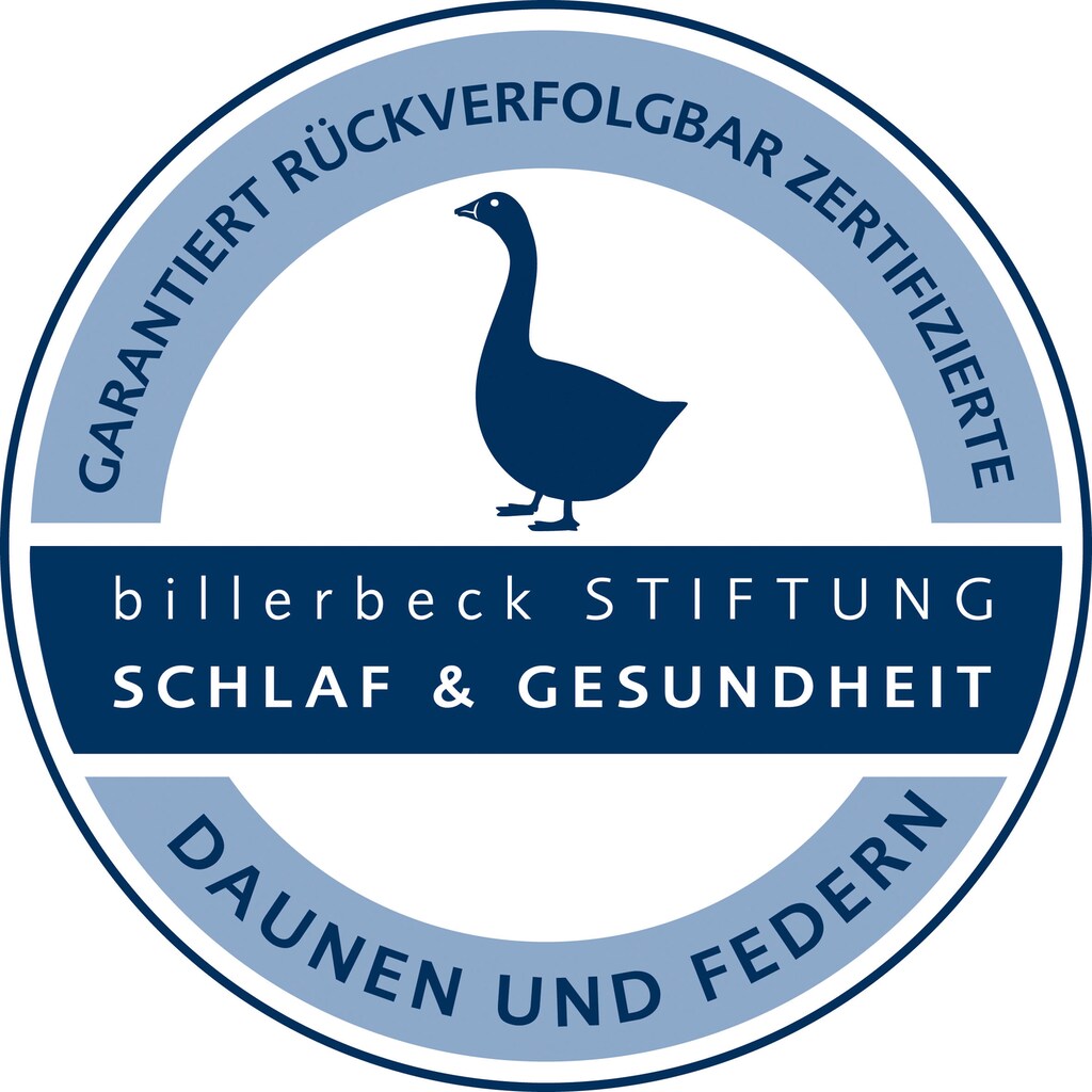 billerbeck Gänsefederkopfkissen »Ginnie 30, Kissen ist Allergiker freundlich (Hausstauballergiker)«, Füllung: 70% Gänsefeder, 30% Gänsedaunen, Bezug: 100% Baumwolle, (1 St.)