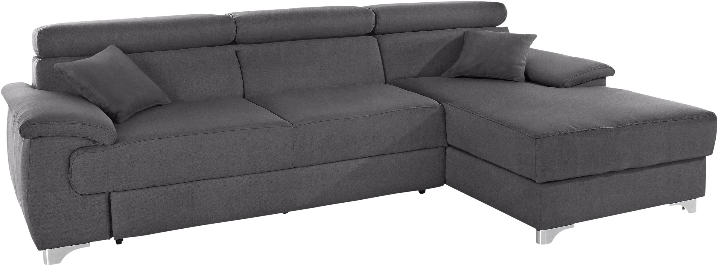 DOMO collection Ecksofa "Mira, inklusive Kopfteilverstellung für mehr Wohlf günstig online kaufen