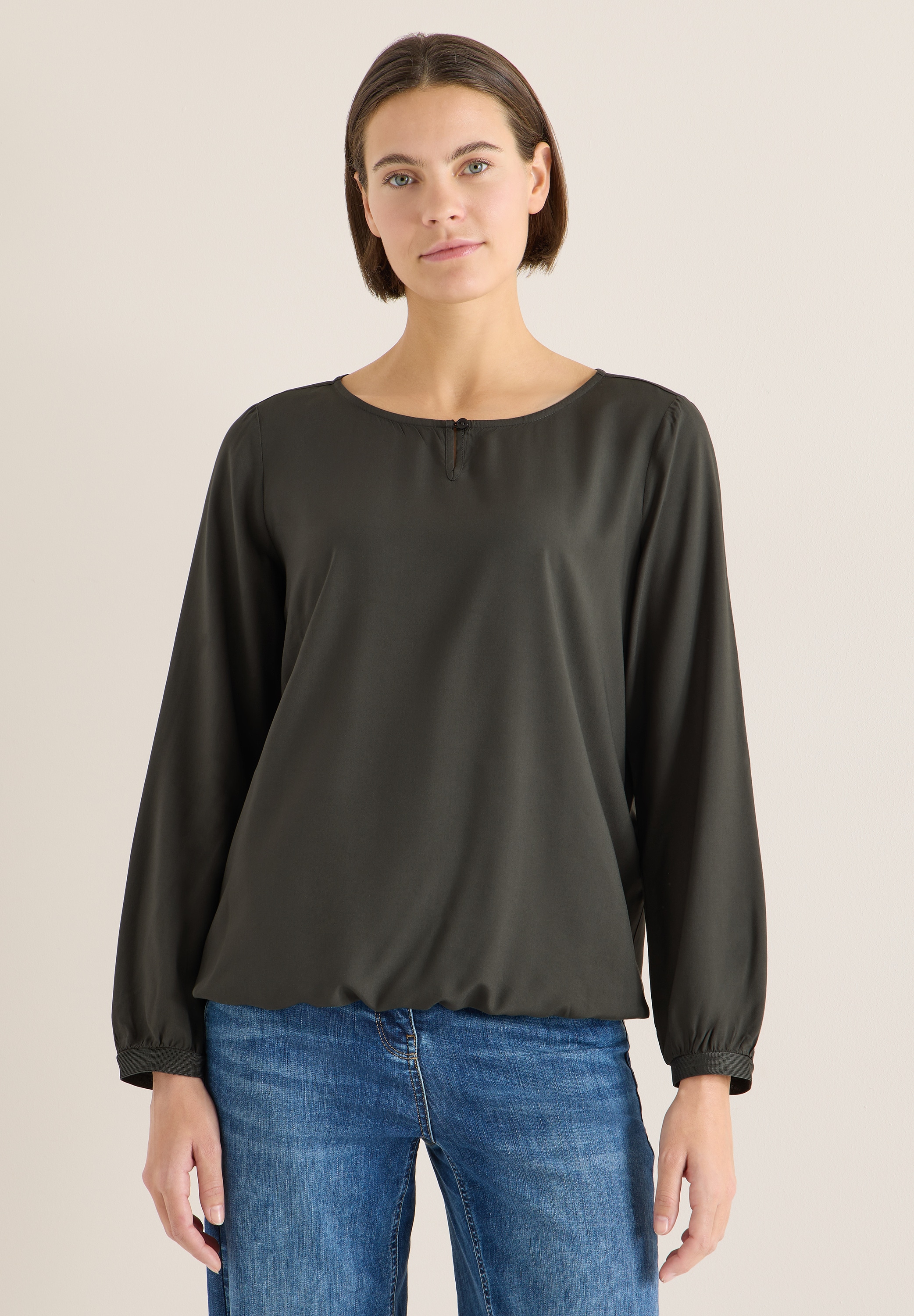 Cecil Langarmbluse aus softer Viskose
