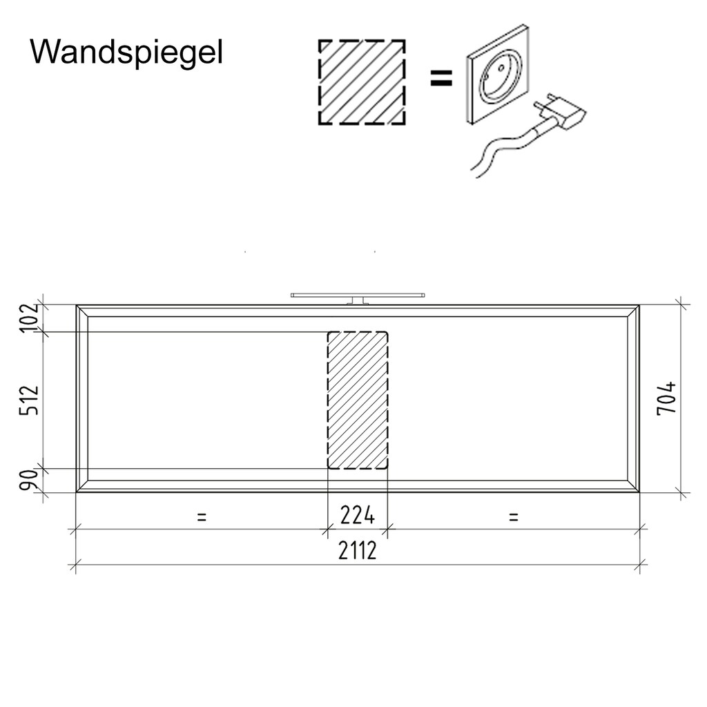 hülsta Badmöbel-Set »Tetrim«, (Set, 4 St.)