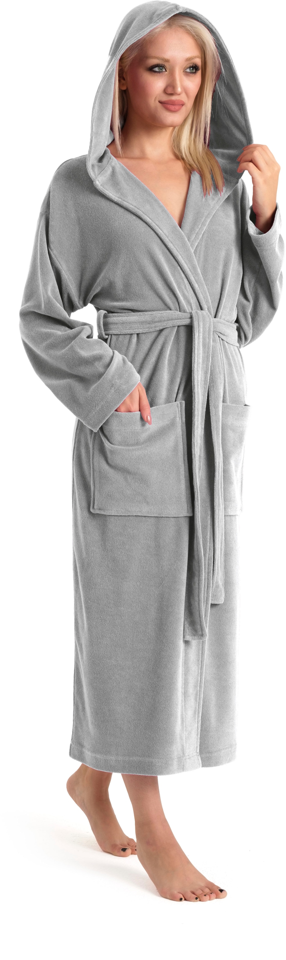 OTTO home Damenbademantel "Jule, ideal für Sauna & Spa, Hotelbademantel, Mo günstig online kaufen