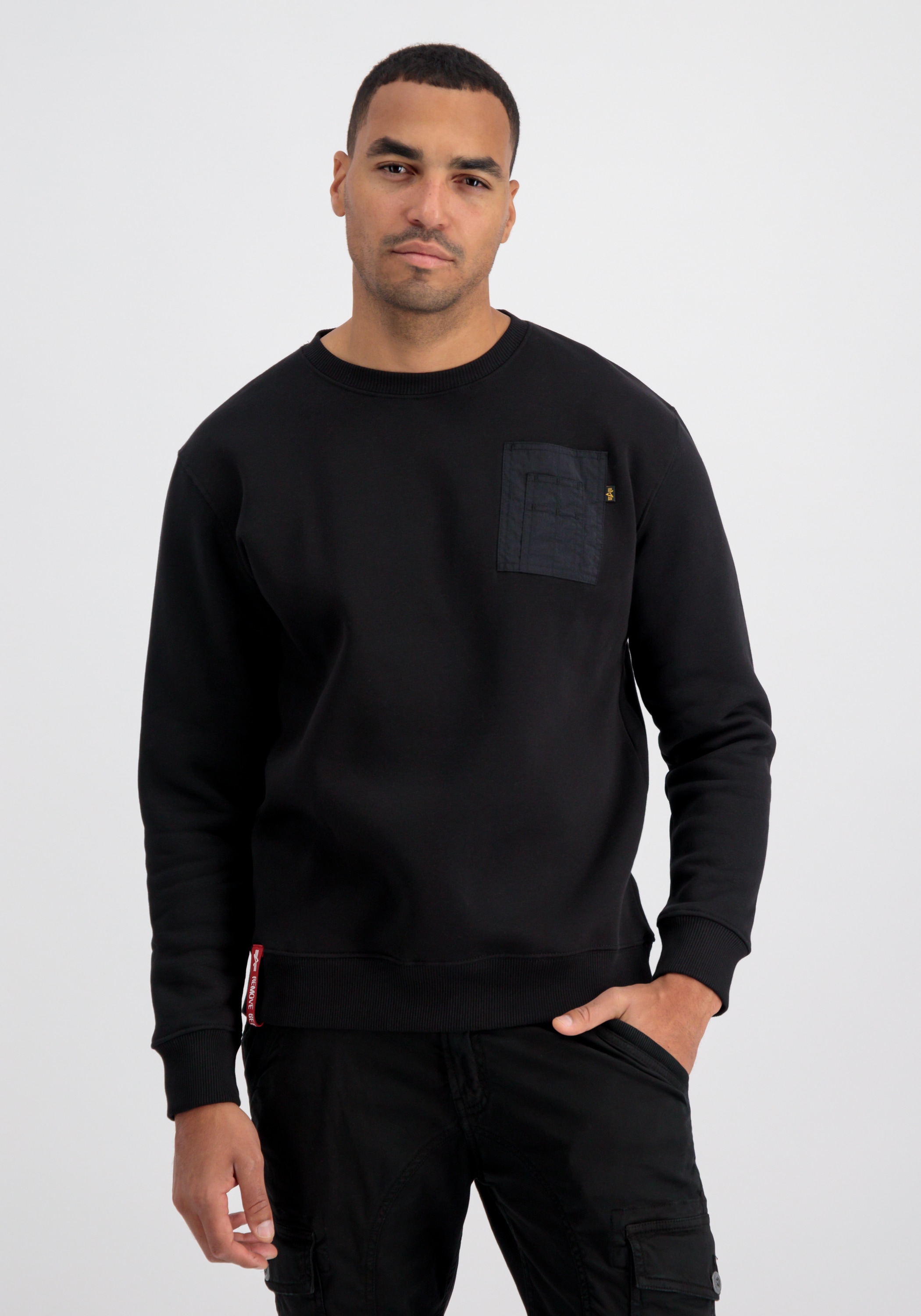 Alpha Industries Sweater "Alpha Industries Men - Sweatshirts Nylon Pocket Sweater"