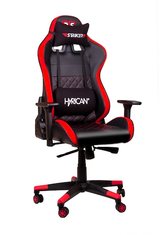 Hyrican Gaming-Stuhl »"Striker Code Red XL" schwarz/rot, Kunstleder, 3D-Armlehnen,... kaufen
