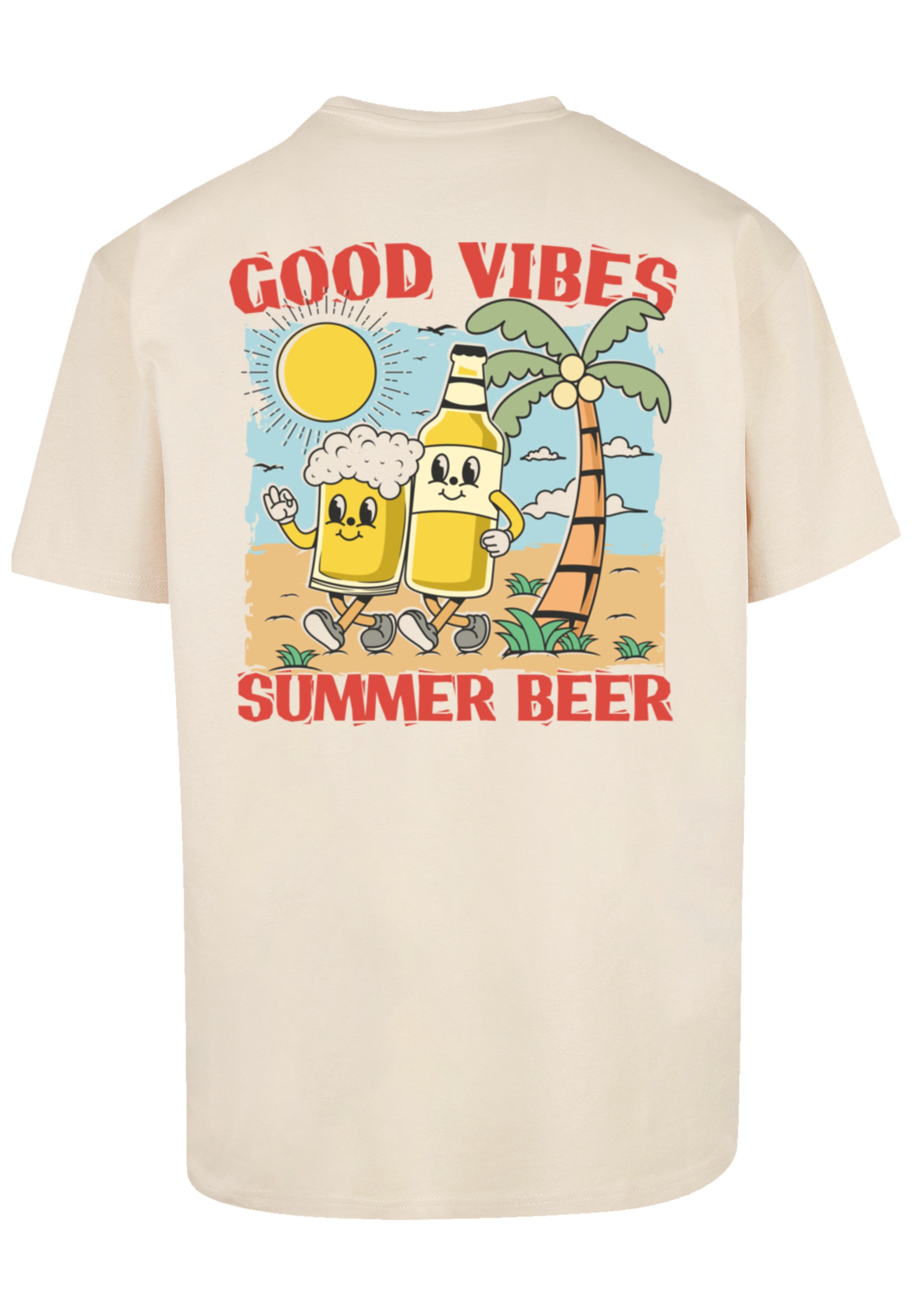 F4NT4STIC T-Shirt "Summer Time Vintage Beer Cartoon", Premium Qualität günstig online kaufen