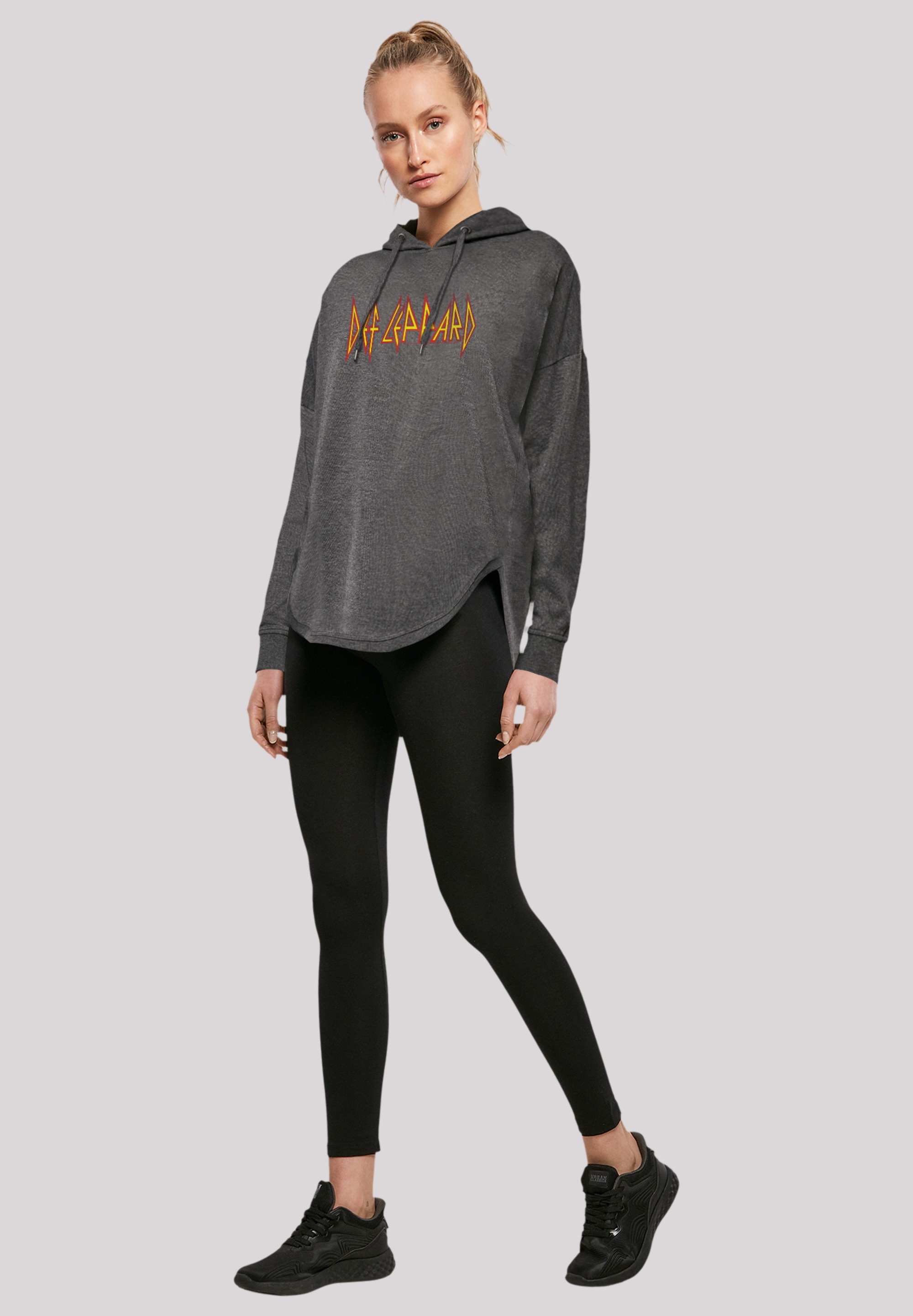 F4NT4STIC Kapuzenpullover »Def Leppard Shatter Logo«, Premium Qualität