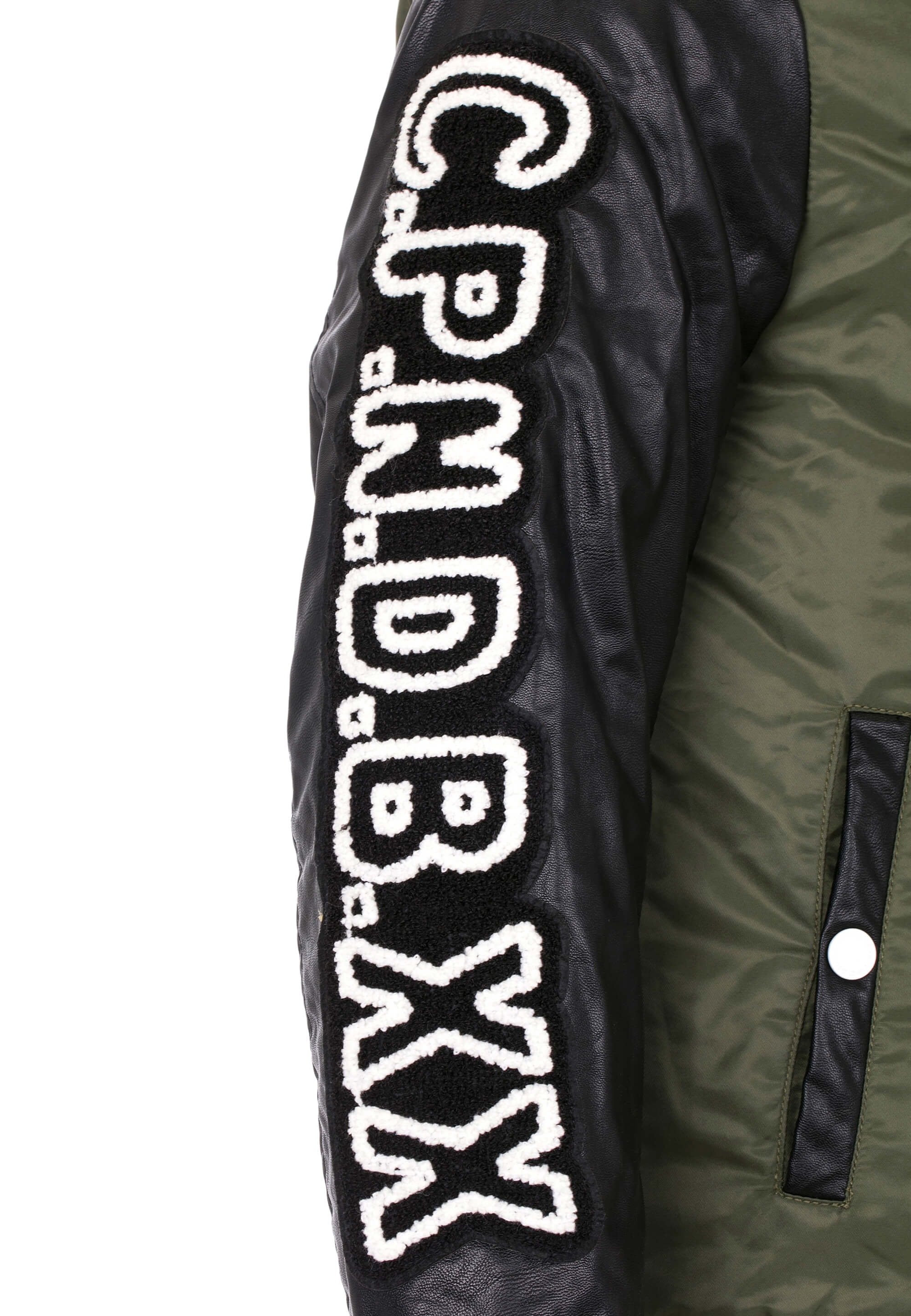 Cipo & Baxx Collegejacke, mit lässiger Kapuze