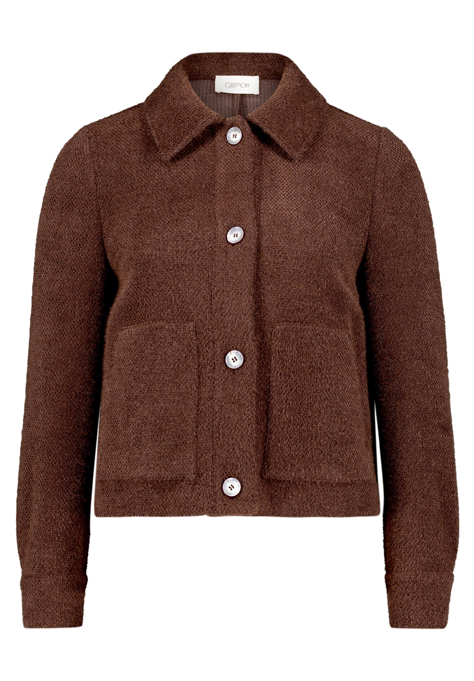 Cartoon Jackenblazer "Damen mit aufgesetzten Taschen"