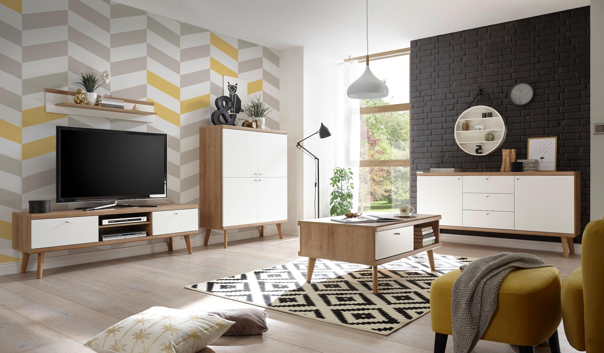 andas Lowboard »Merle«, Scandi Design, Breite 160 cm, aus der freundin Home  Collection kaufen | BAUR