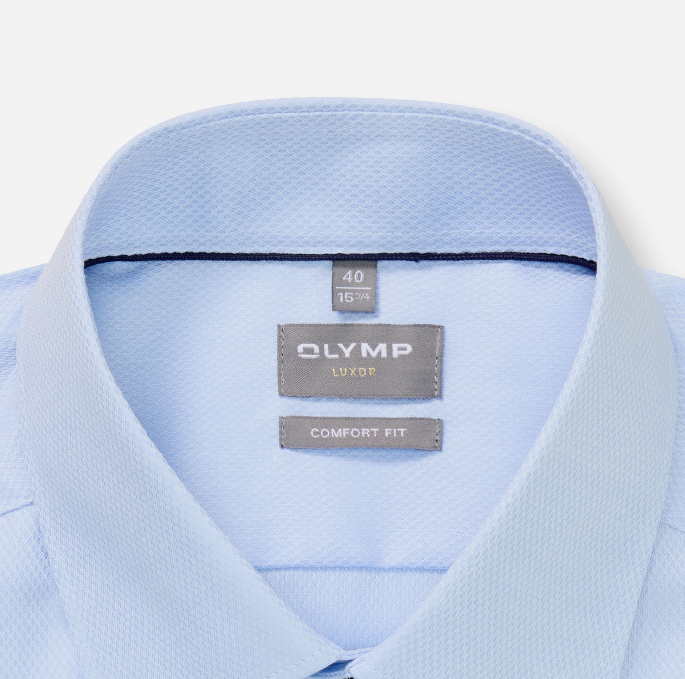 OLYMP Langarmhemd »Luxor«, Businesshemd, comfort fit, Minimalprint, New-Kentkragen