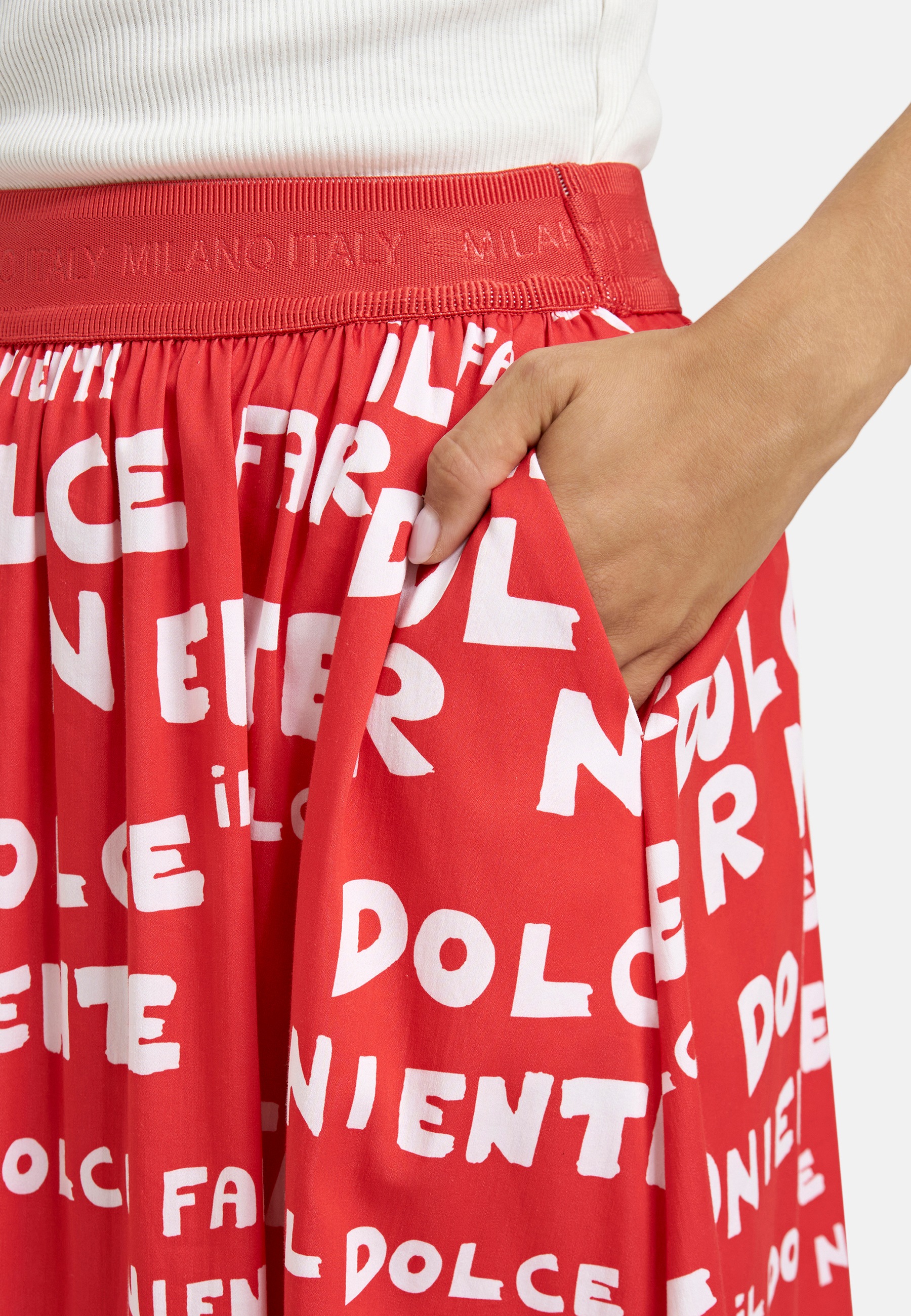 Milano Italy Sommerrock mit Elastikbund