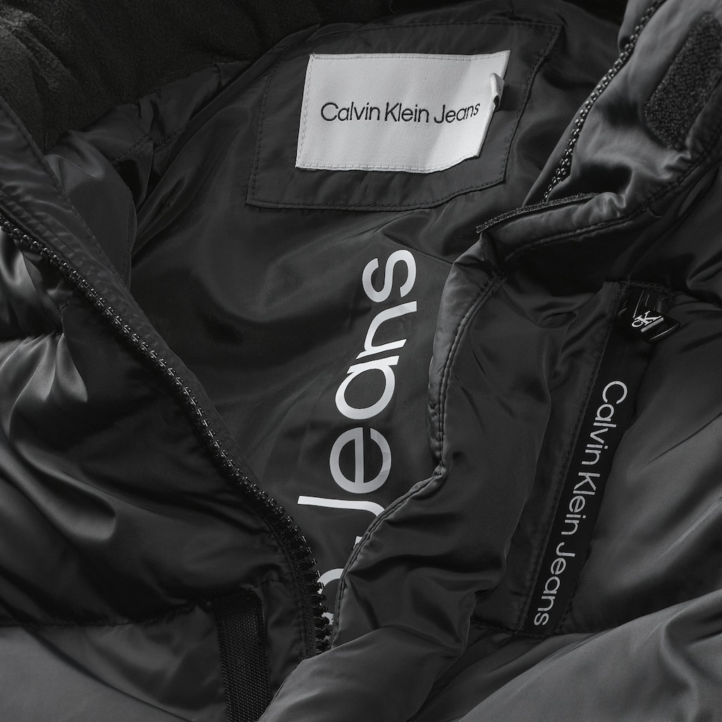 Calvin Klein Jeans Winterjacke »ESSENTIAL PUFFER JACKET«, mit Kapuze