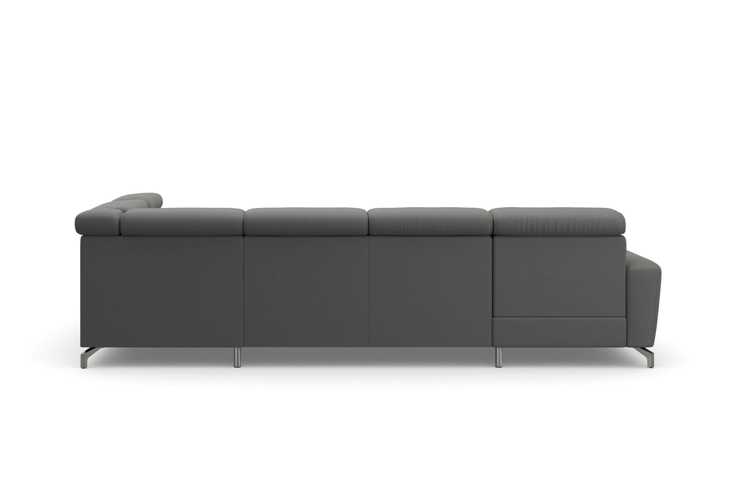 sit&more Wohnlandschaft »Scarlett U-Form«, inklusive Kopfteilverstellung, wahlweise mit Bettfunktion, Bettkasten