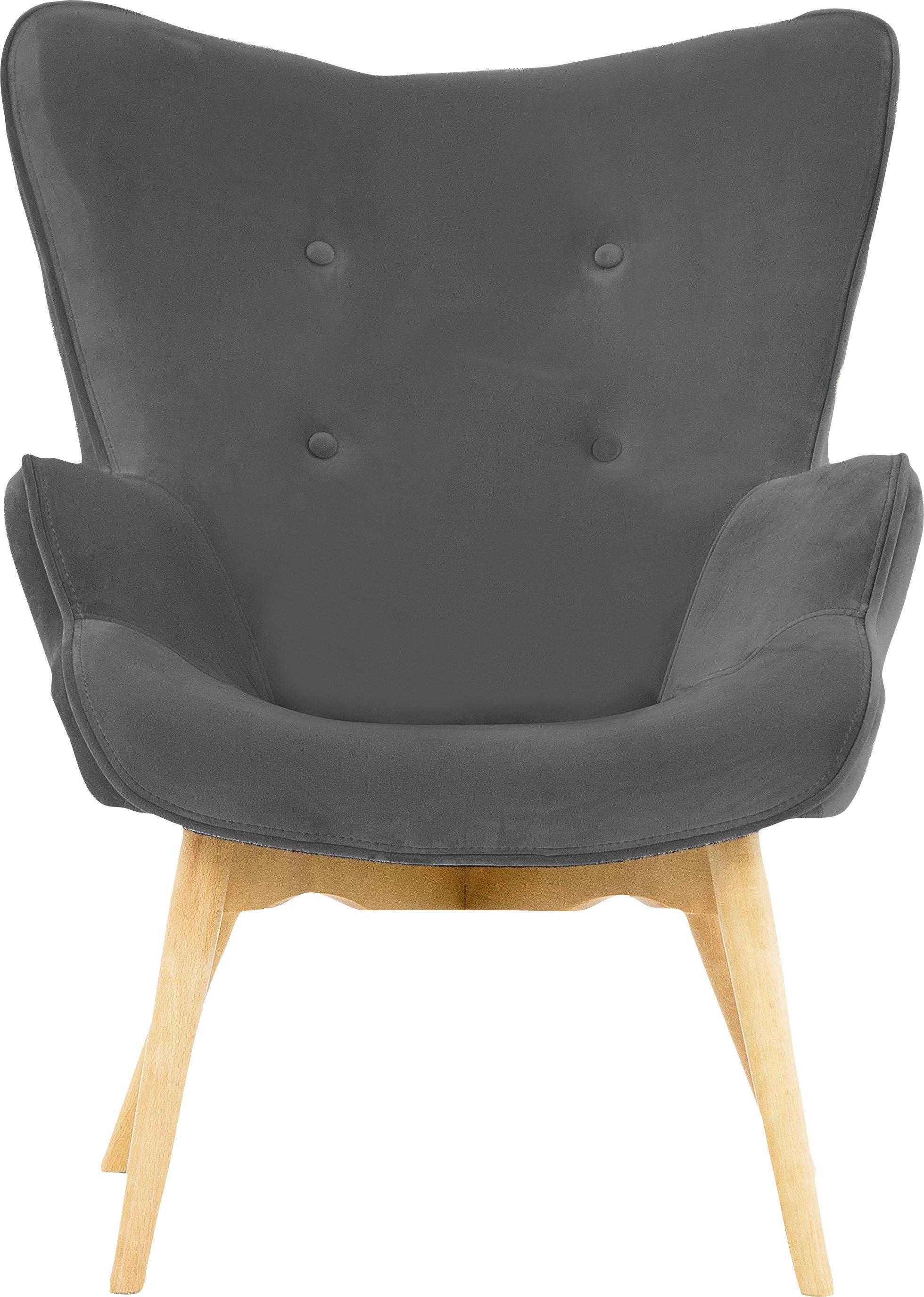 Home affaire Sessel "Egense" wahlweise mit oder ohne Hocker günstig online kaufen