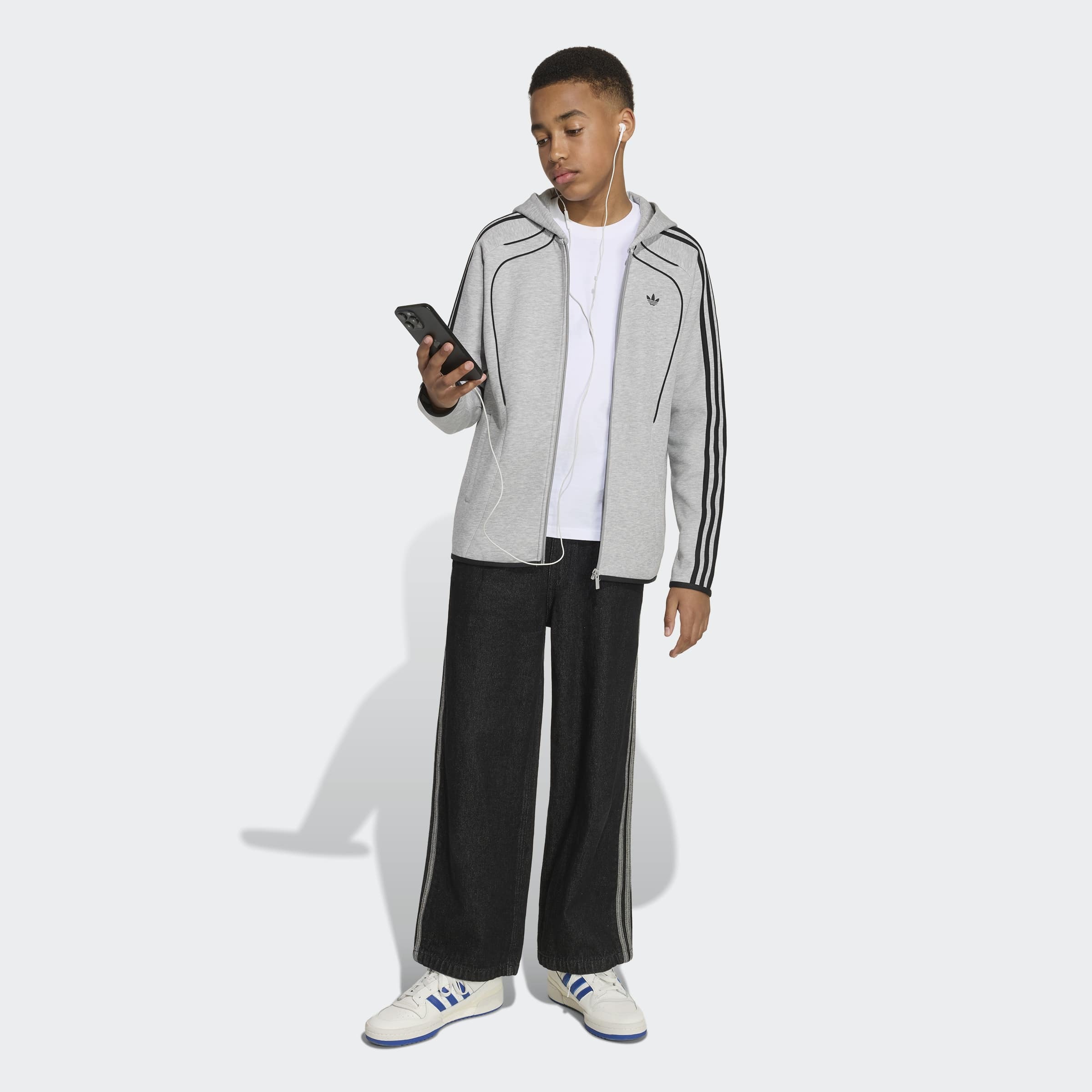 adidas Originals Kapuzensweatjacke »SPACER« für Kinder, mit Rundhalsausschnitt