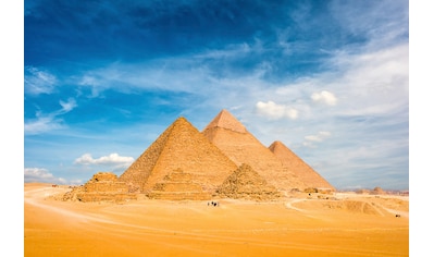 Fototapete »Große Pyramiden in Gizeh«