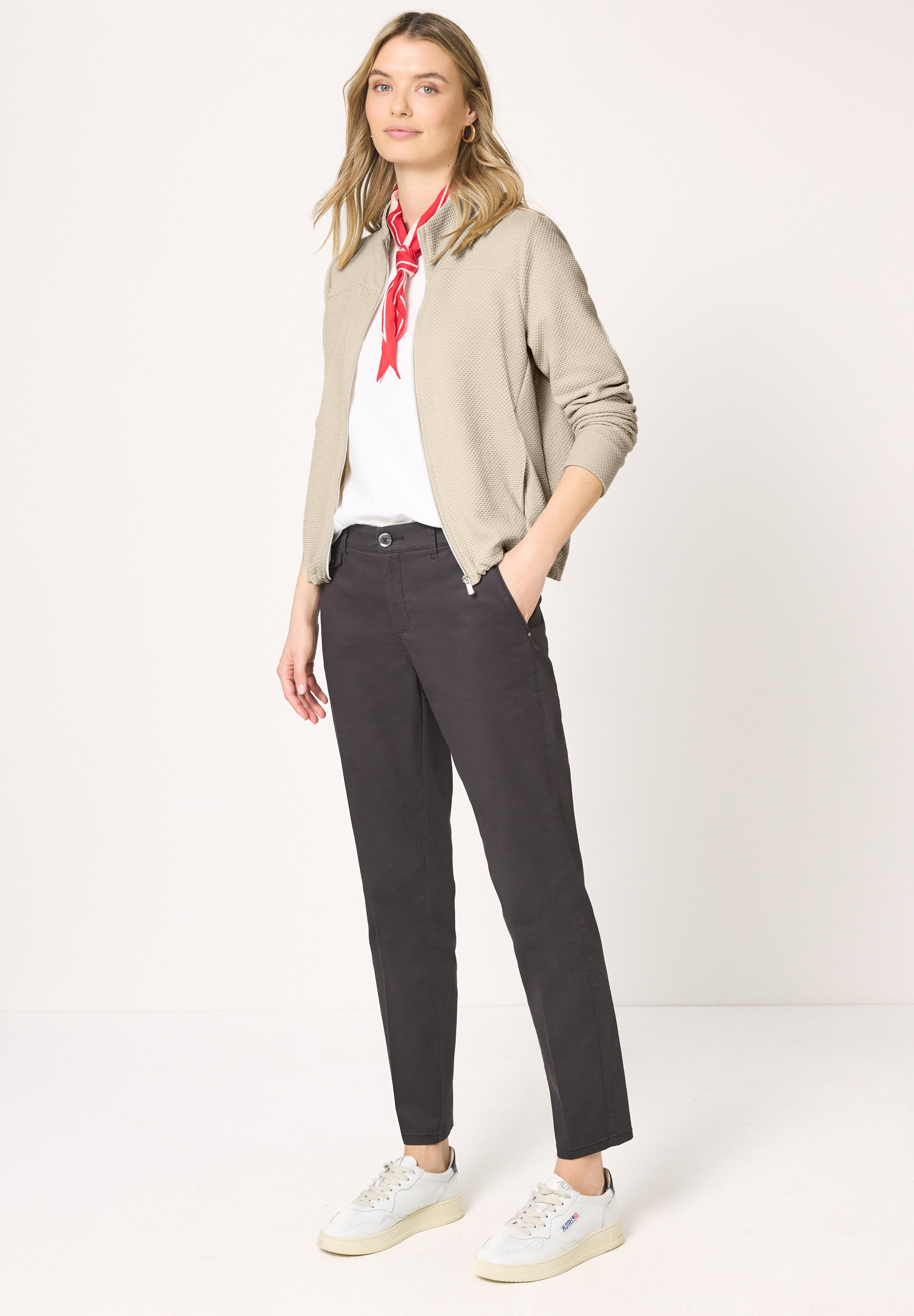 STREET ONE Cardigan mit Turtleneck