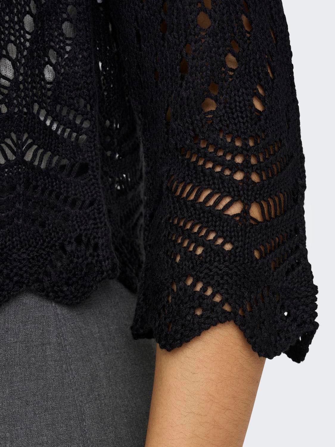 JDY Strickjacke »JDYSUN 3/4 CROPPED CARDIGAN KNT NOOS«