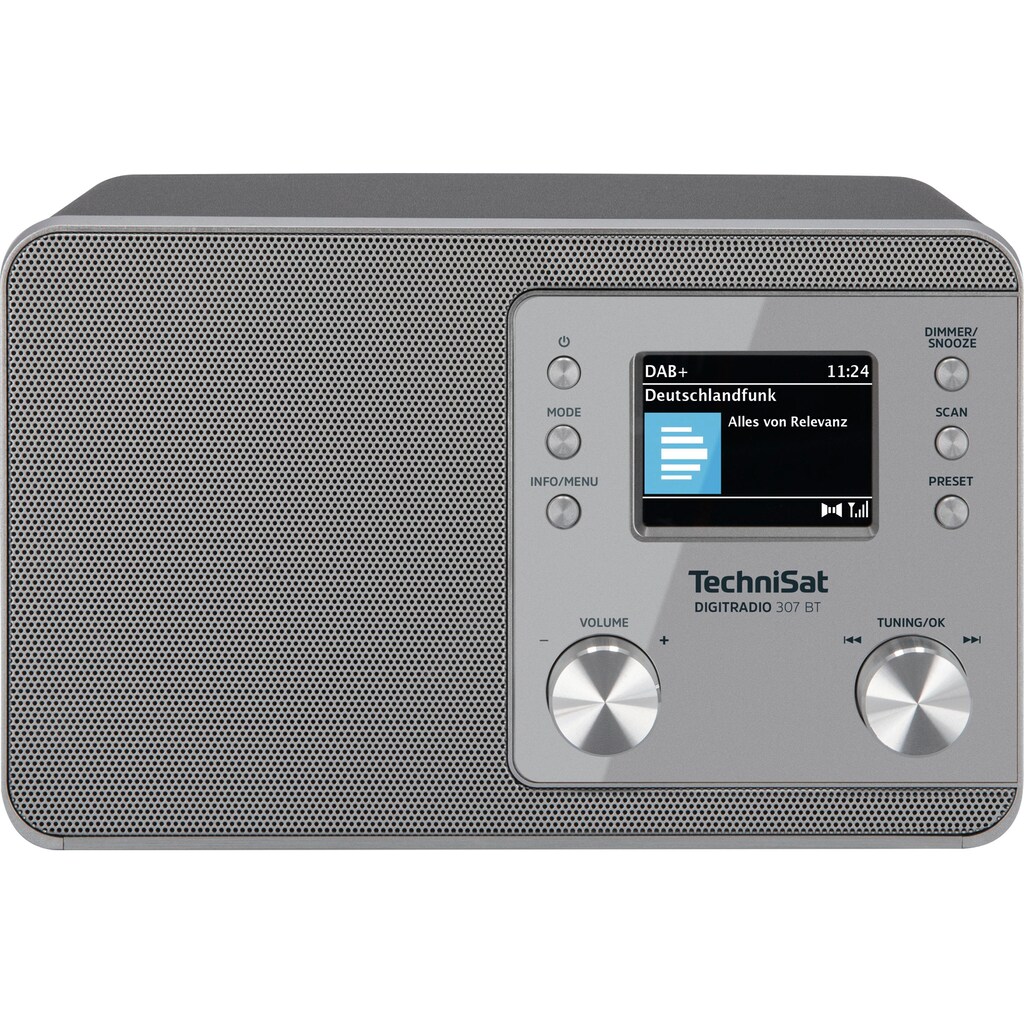 TechniSat Radio »DIGITRADIO 307 BT«, (Bluetooth Digitalradio (DAB+)-UKW mit RDS 5 W)