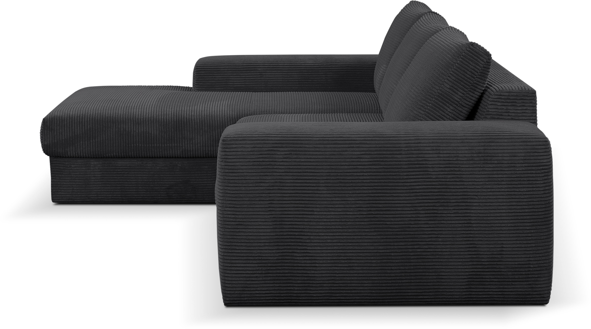 WERK2 Ecksofa Rozzana, in modischem Cord-Bezug