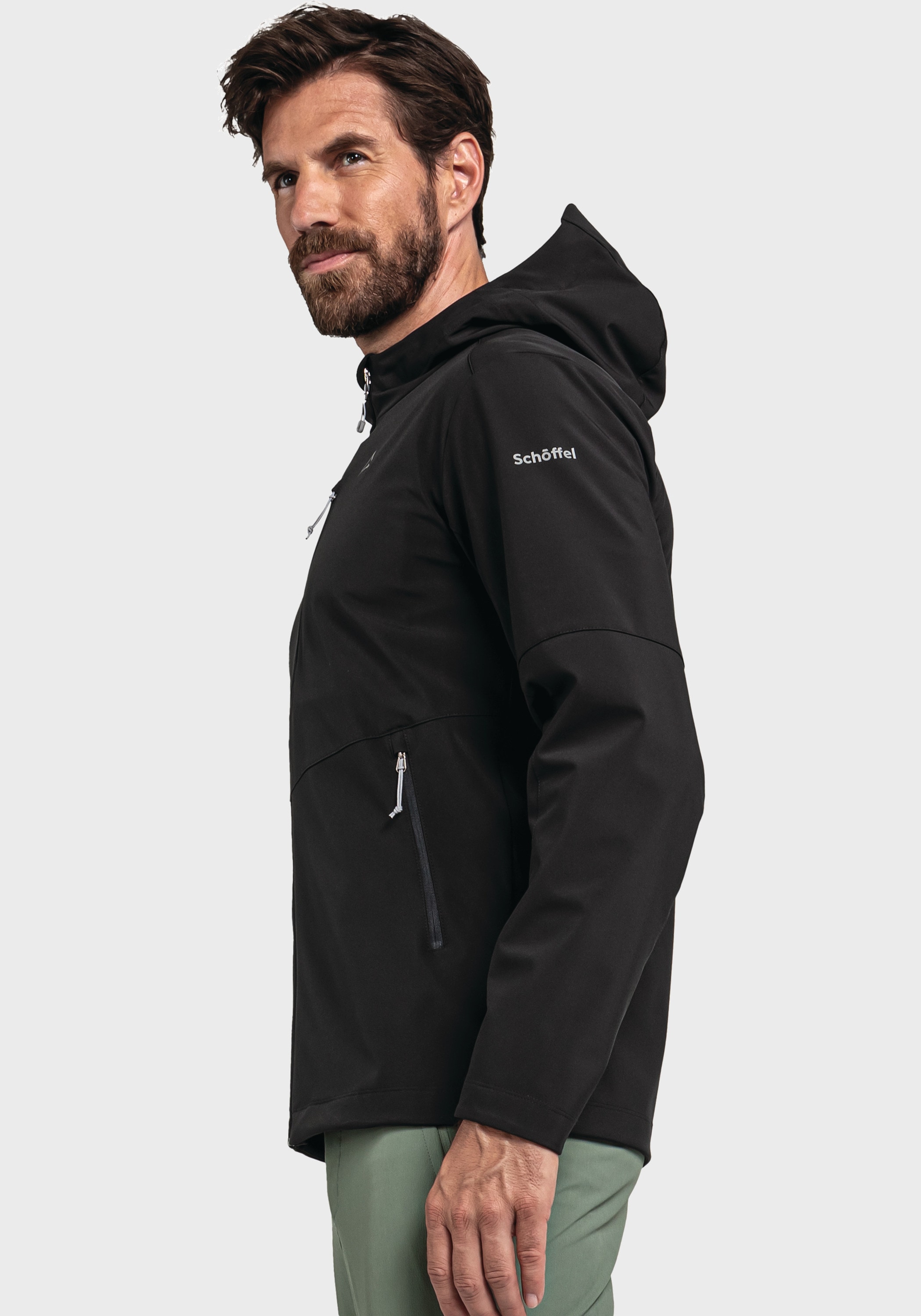 Schöffel Outdoorjacke »Softshell Jacket Tonion M«, mit Kapuze