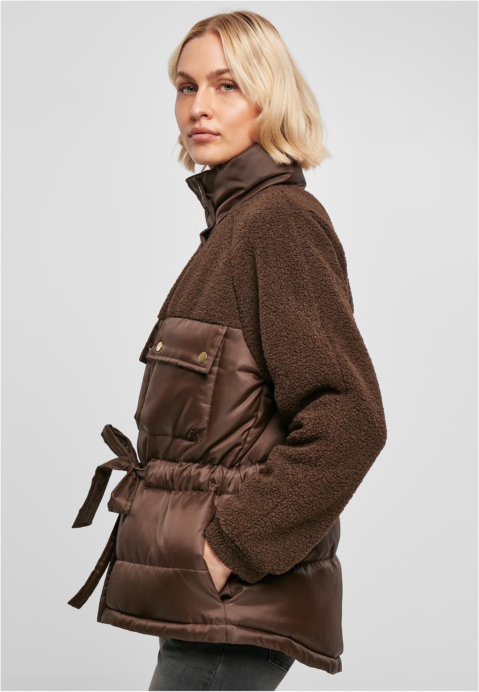 für (1 BAUR Puffer Winterjacke URBAN | bestellen St.), Ladies »Damen CLASSICS Mix Kapuze Jacket«, Sherpa ohne