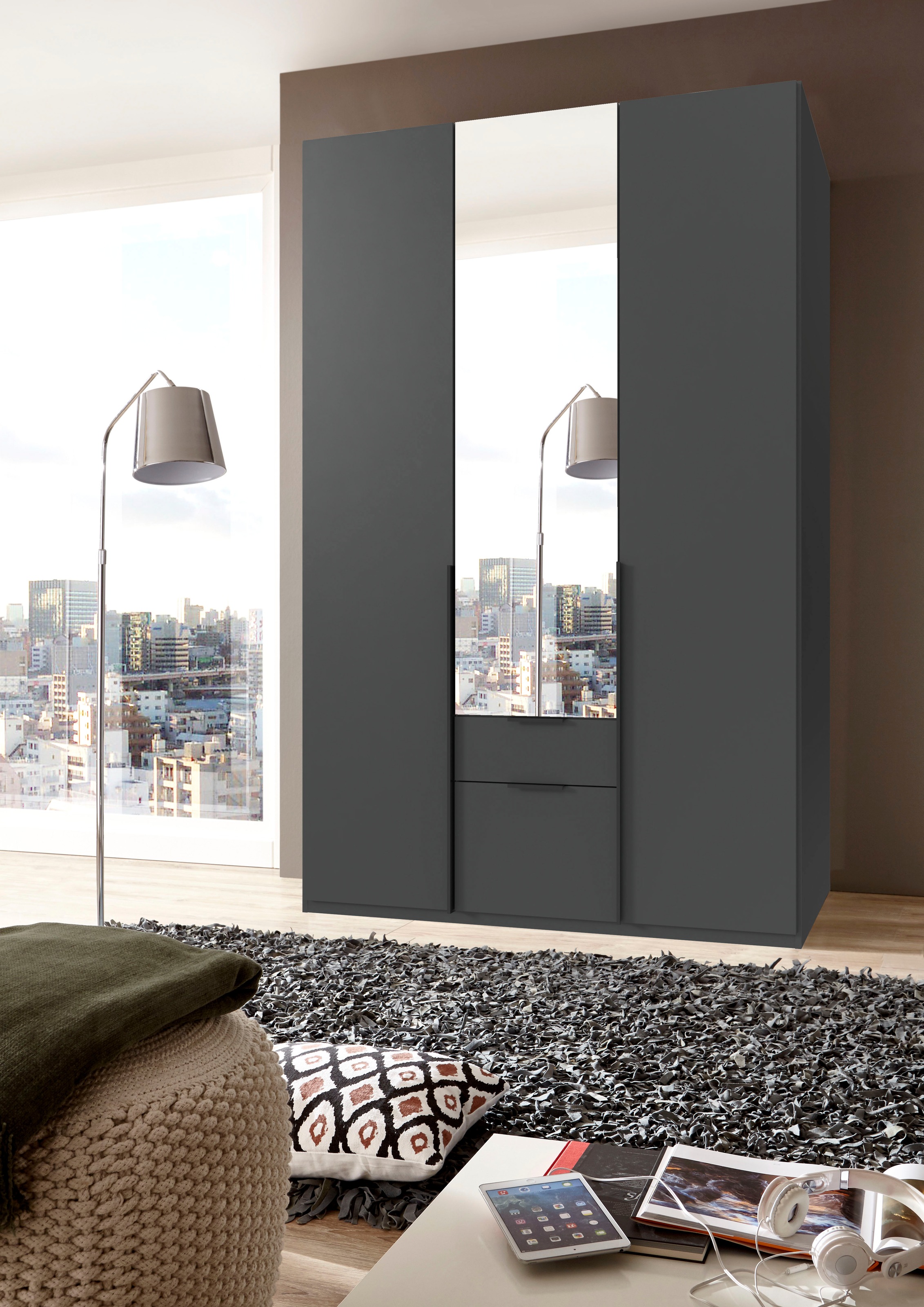 Wimex Drehtürenschrank "Mugano, 135 oder 180cm breit, 208 oder 236cm hoch, günstig online kaufen