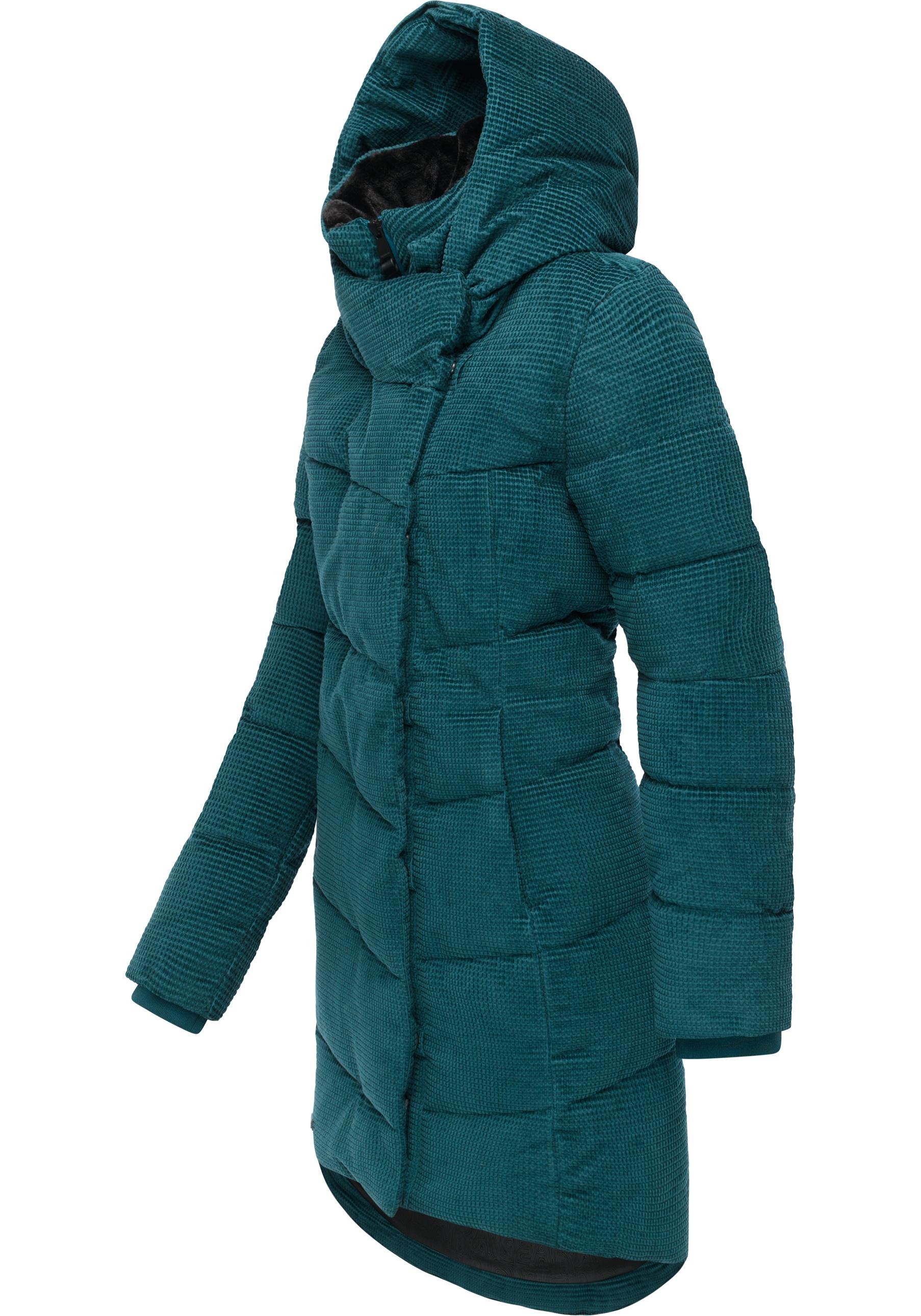 Ragwear Wintermantel »Pavla Cordy YOUMODO«, Wasserdichter Steppmantel in Kord-Optik