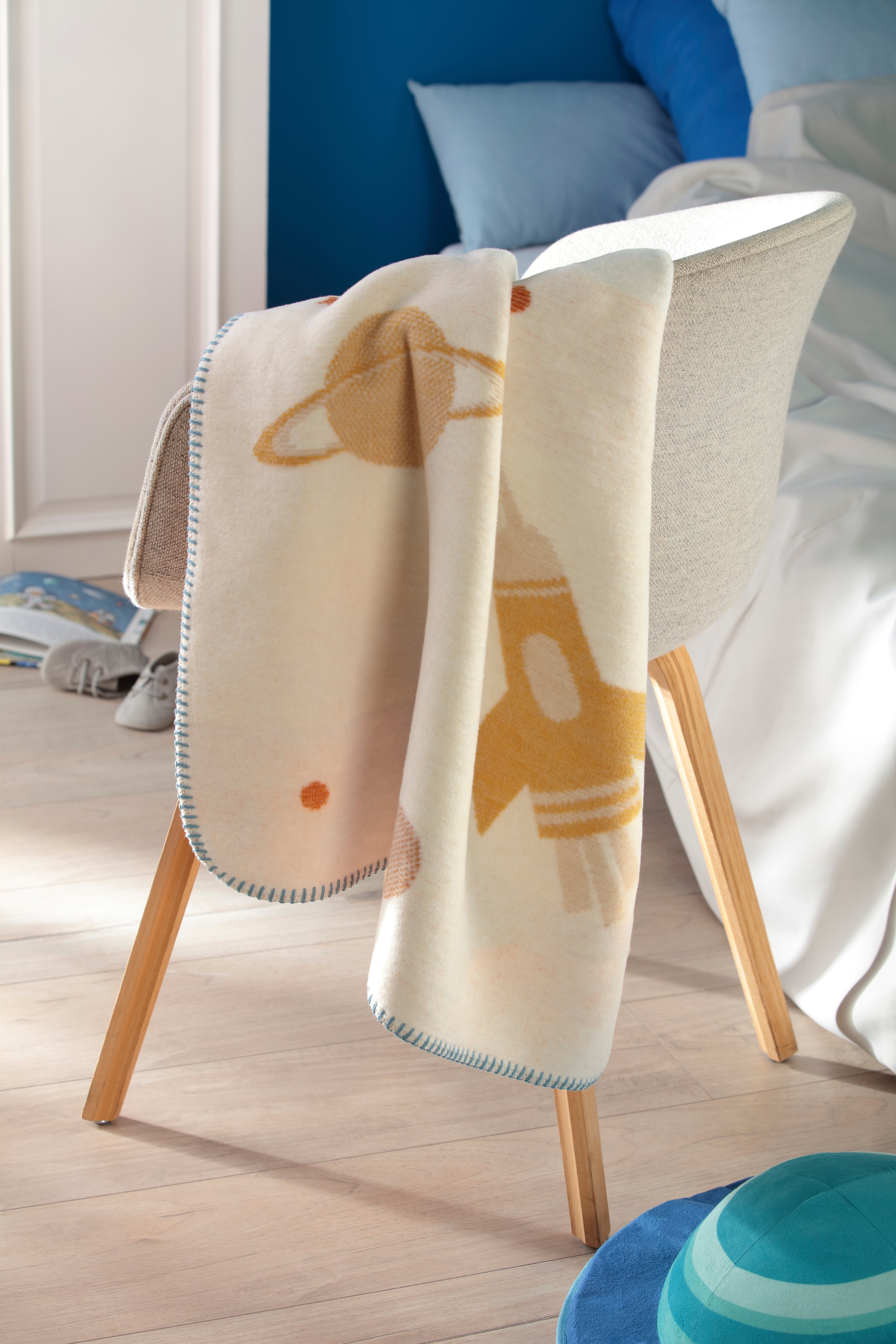 Biederlack Babydecke "Babydecke Orbit" 75 x 100, mit Zierstich günstig online kaufen