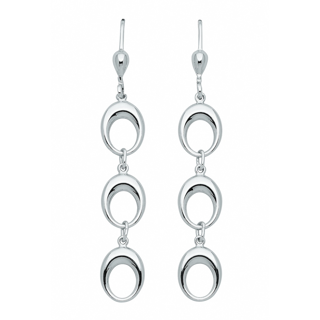 Adelia´s Paar Ohrhänger »Damen Silberschmuck 1 Paar 925 Silber Ohrringe / Ohrhänger« 925 Sterling Silber Silberschmuck für Damen