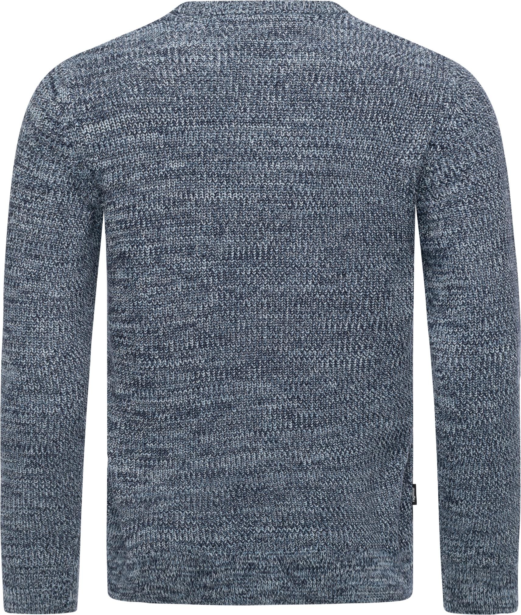 Ragwear Strickpullover »Aralt« stylischer Herren Sweatpullover mit Rippbündchen