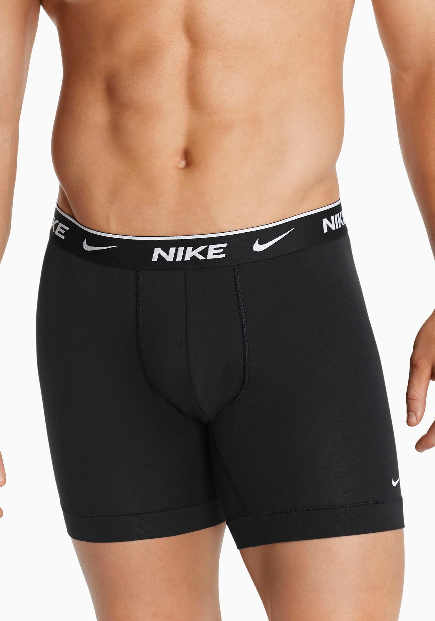 NIKE Underwear Boxer, (3 St.), mit besonders langem Bein und Nike Logobund