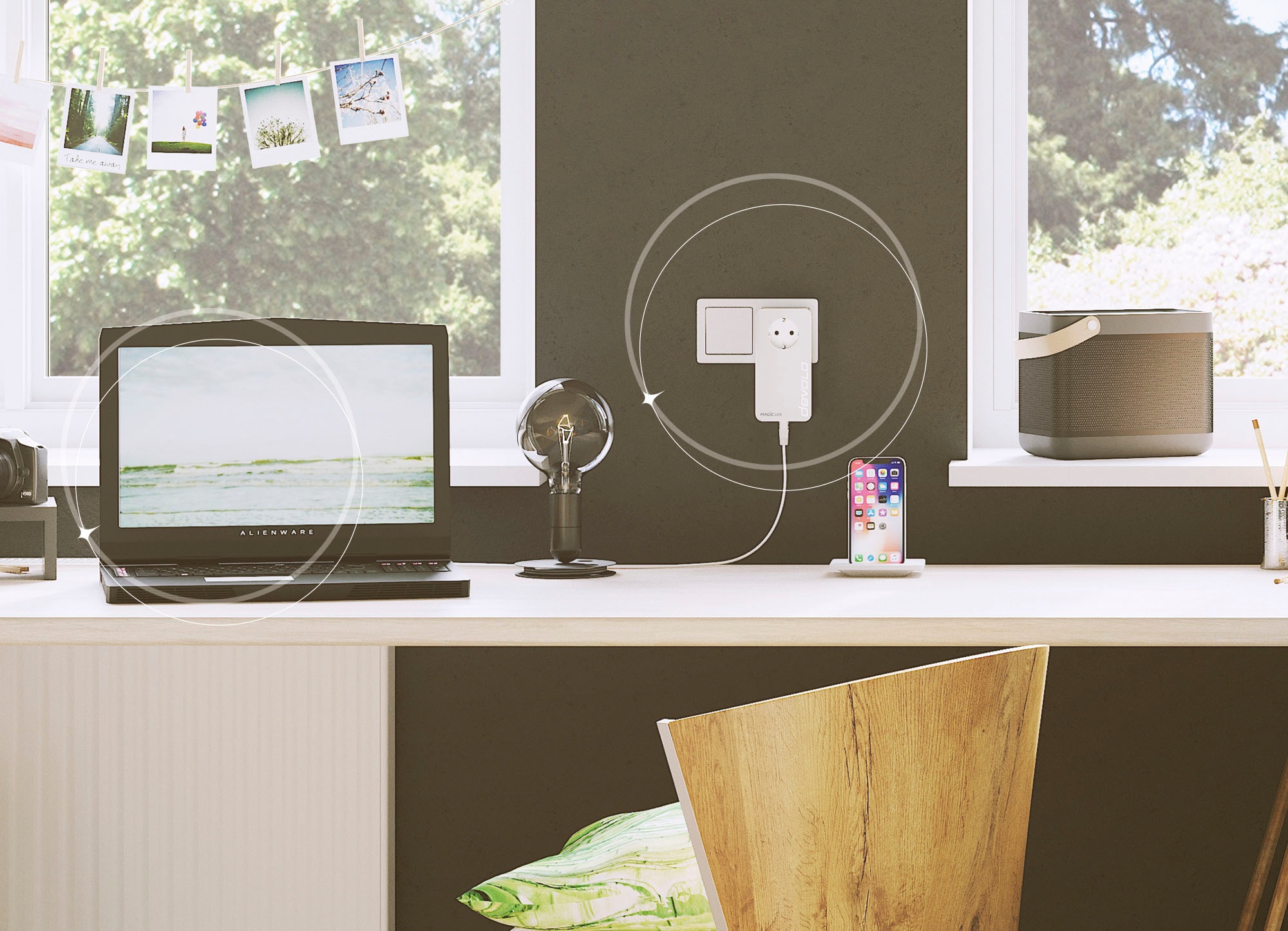 DEVOLO LAN-Router »Magic 2 LAN Ergänzung (2400Mbit, G.hn, 1x GbitLAN, Heimnetz)«