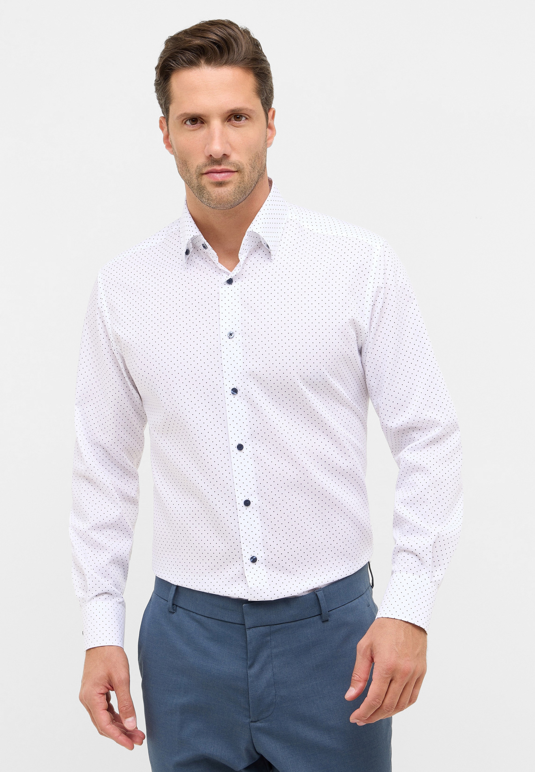 Eterna Langarmhemd "MODERN FIT", NON IRON (bügelfrei) günstig online kaufen
