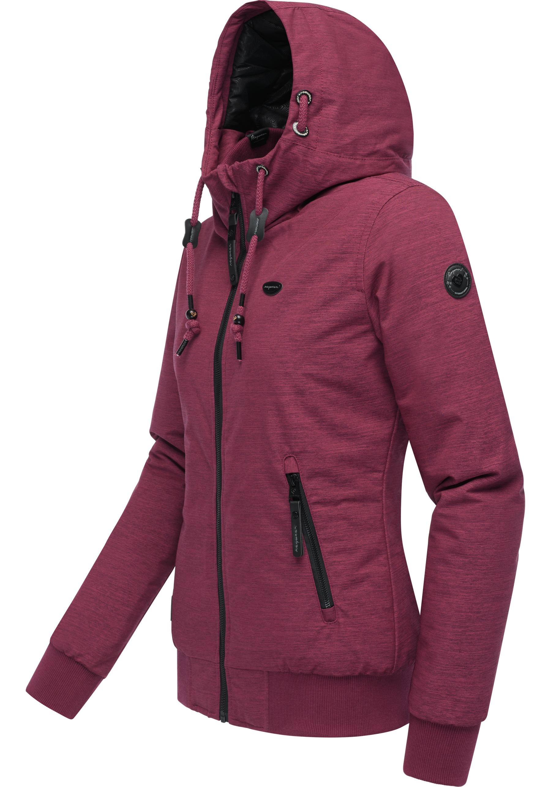 Ragwear Winterjacke "Nuggie Melange" mit Kapuze stylische, melierte Damen F günstig online kaufen