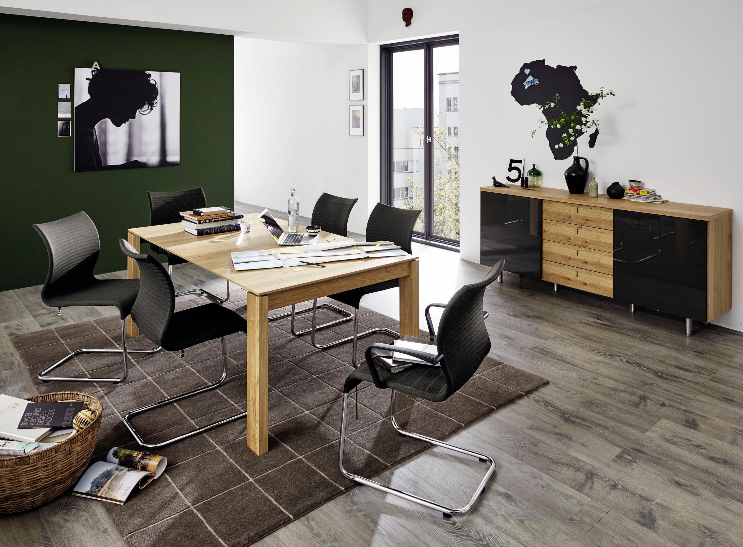 now! by hülsta Esstisch »ET20«, natureiche in zwei Breiten, wahlweise