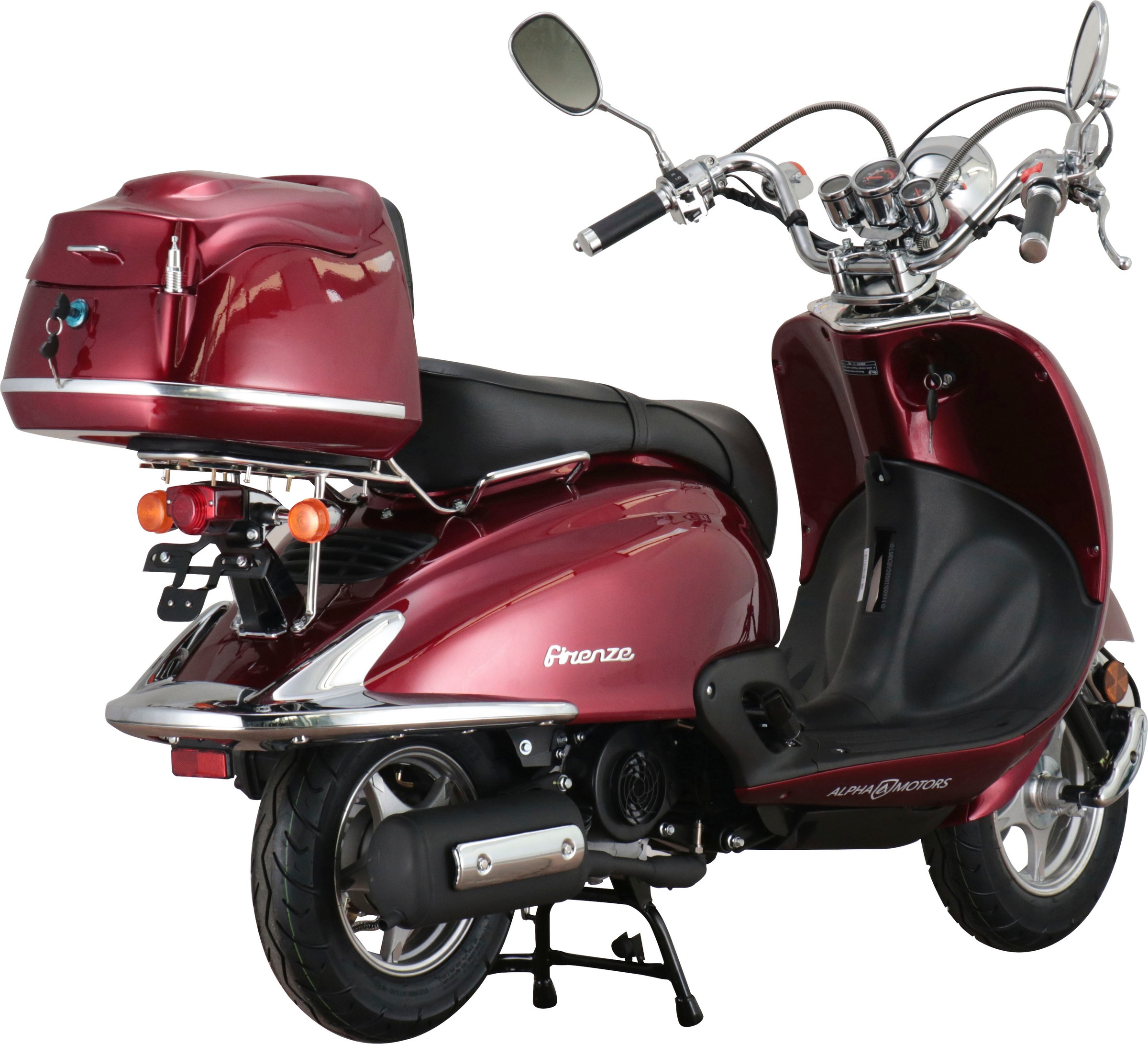 »Retro cm³, BAUR Alpha 45 Firenze«, 2,99 Euro Motorroller auf Topcase 50 km/h, 5, | Motors PS, inkl. Raten