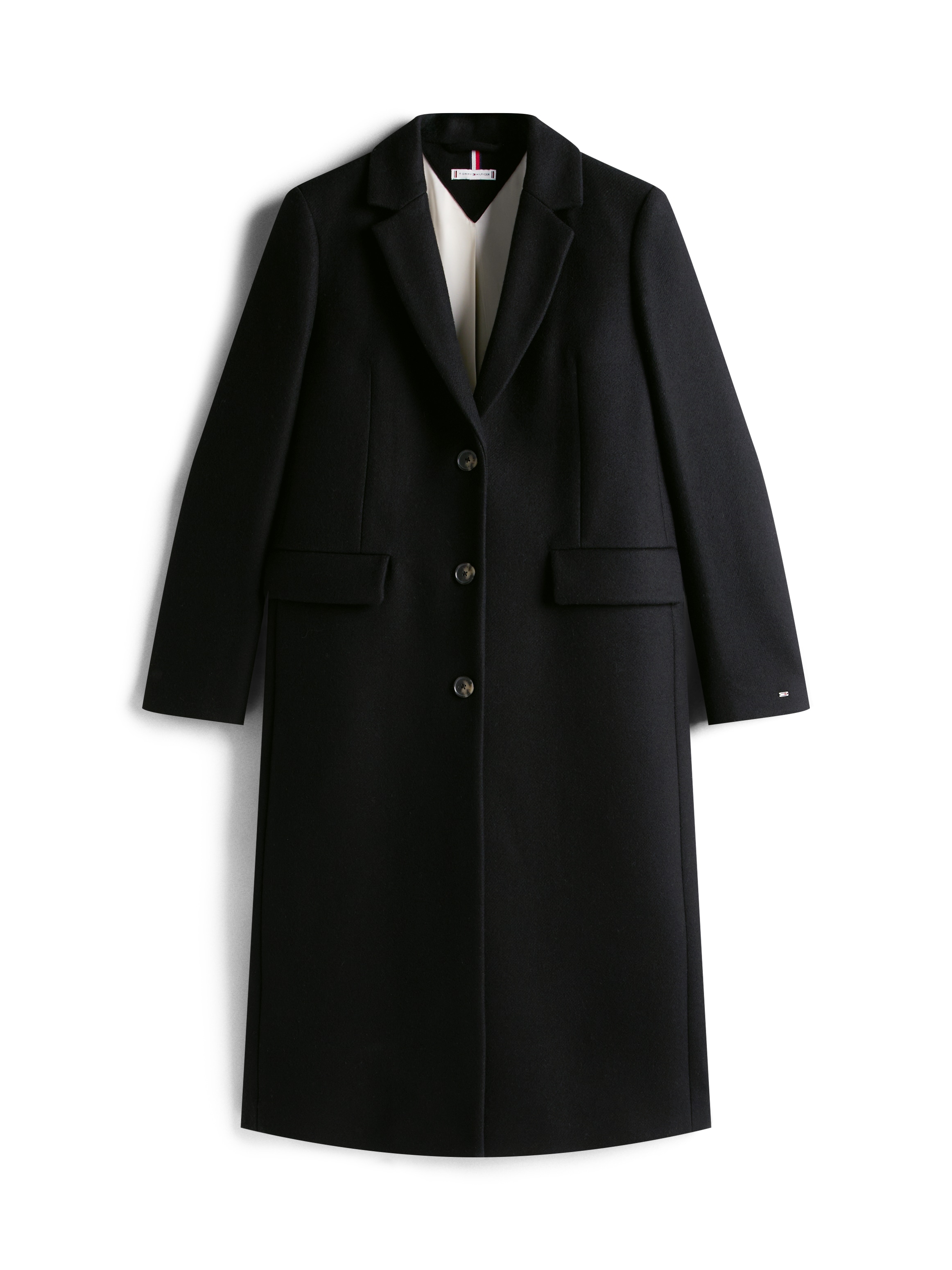 Tommy Hilfiger Langmantel »CLASSIC SB WOOL REG MAXI COAT«, mit Wolle und Kaschmir