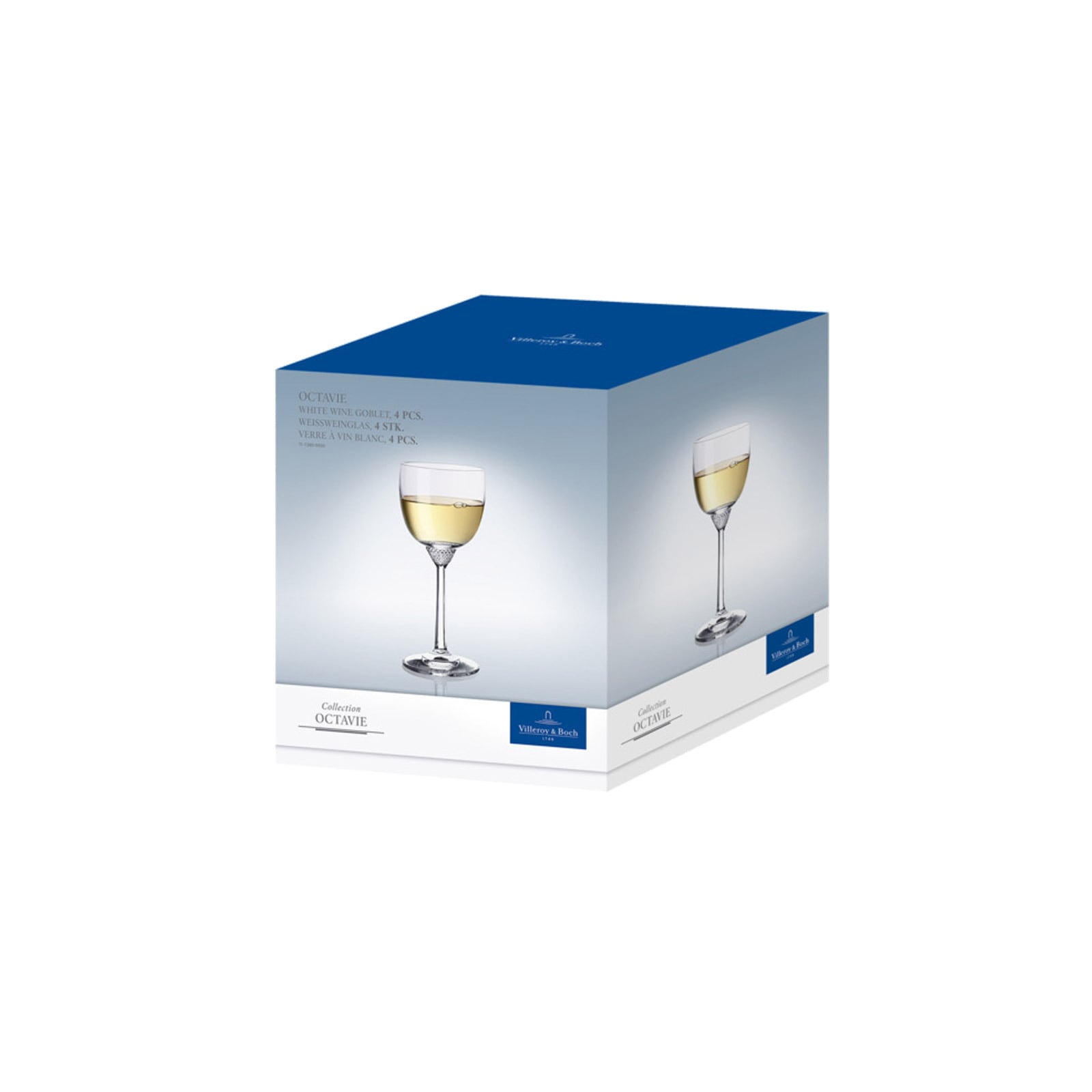 Villeroy & Boch Weißweinglas »Weißweingläser Octavie 225 ml 4er Set transparent«