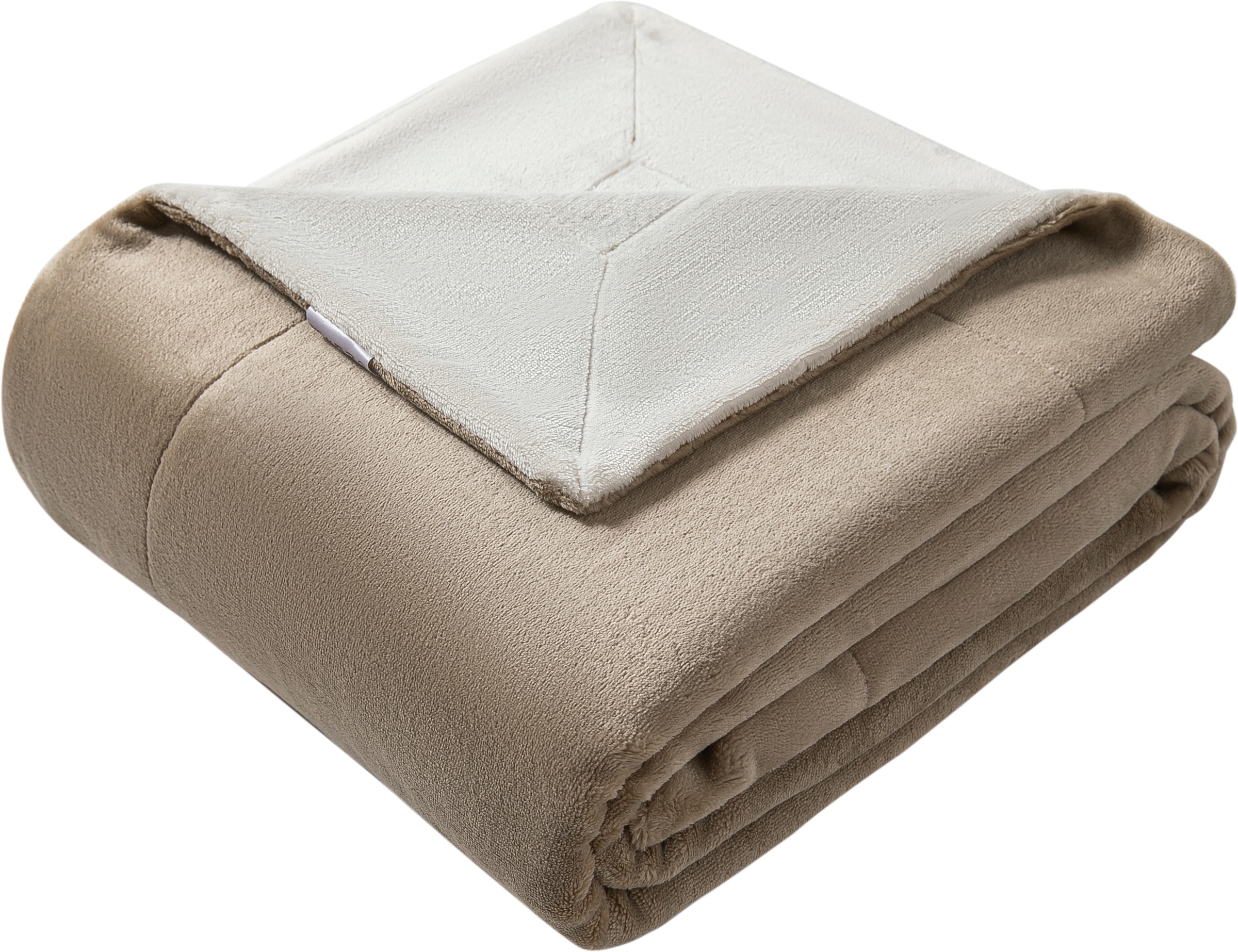OTTO home Wohndecke "Tobbin" doppelseitige Wohndecke aus Flannel, verschiedene Größen, zweifarbig