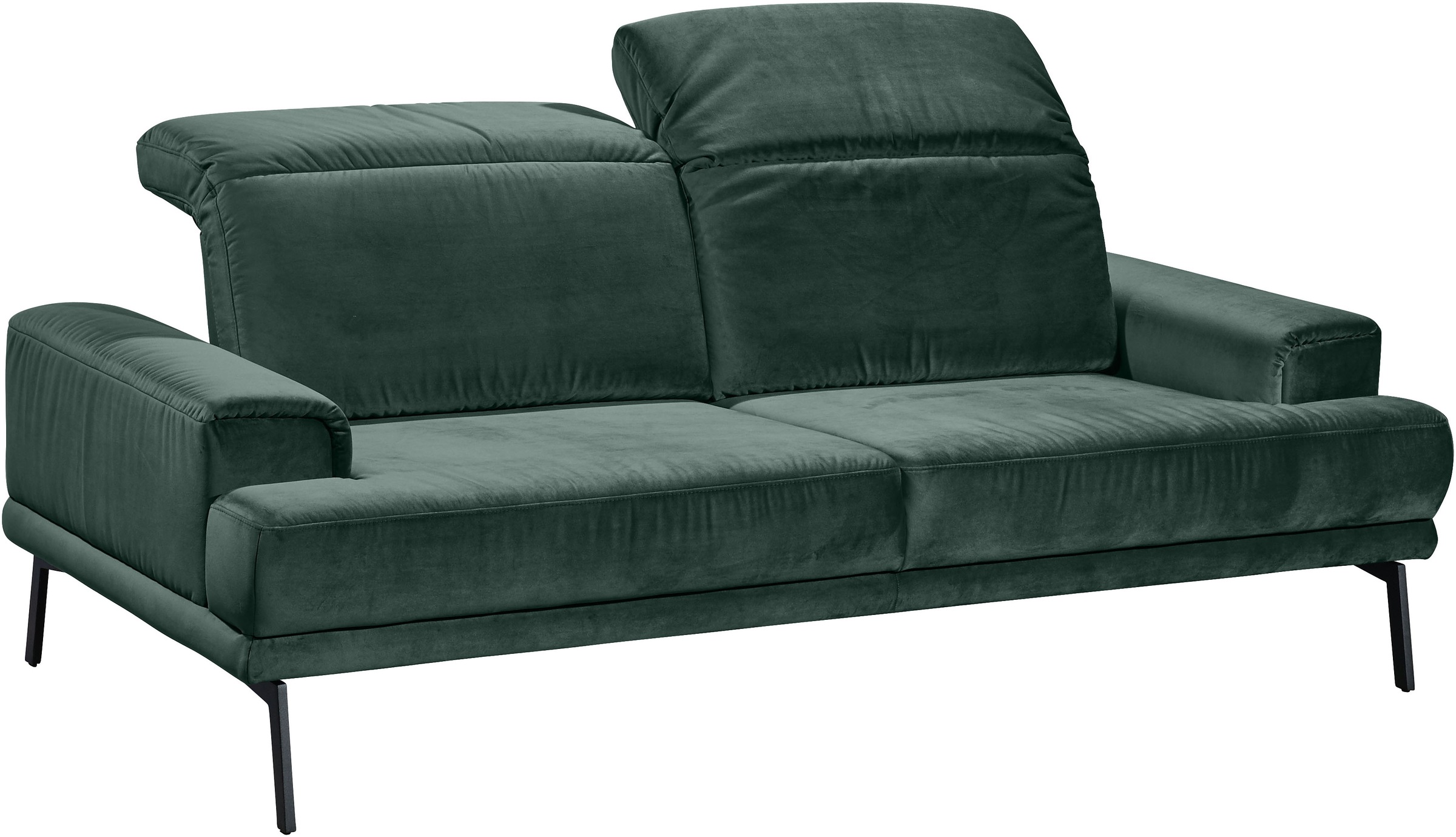 Musterring 2-Sitzer »MR 4580«, inkl. Kopf- und Sitztiefenverstellung, Fuß schwarz, B198 x T103 cm