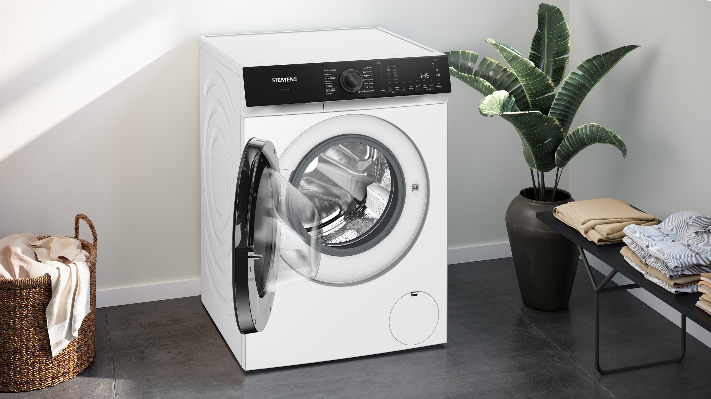 SIEMENS Waschmaschine iQ500 »WG44H2MECO«, 9 kg, 1300 U/min