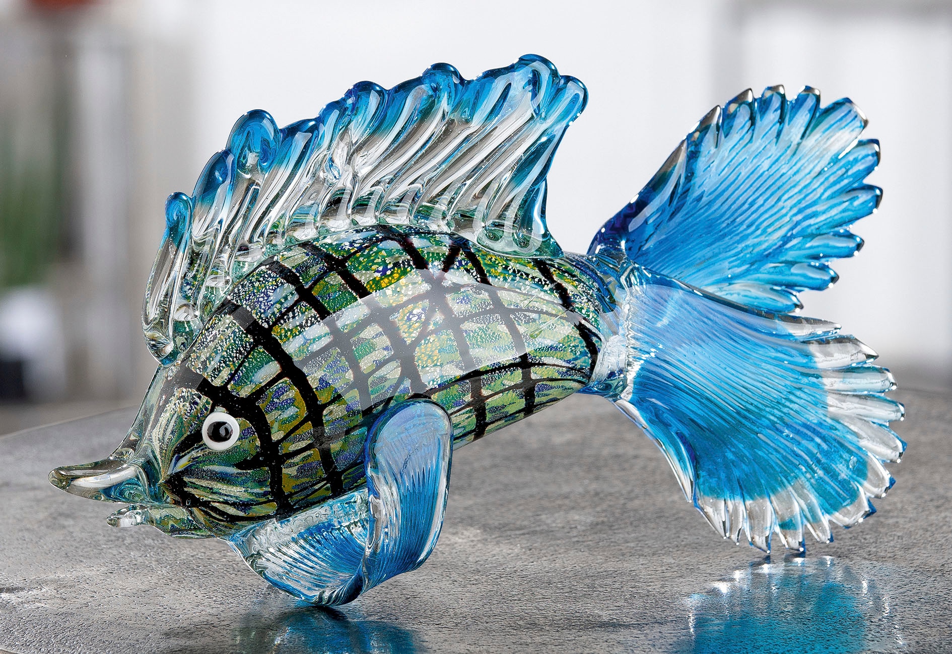 Casablanca by Gilde Tierfigur »Glasfisch kaufen BAUR Rainbow«, farblich | durchgefärbt