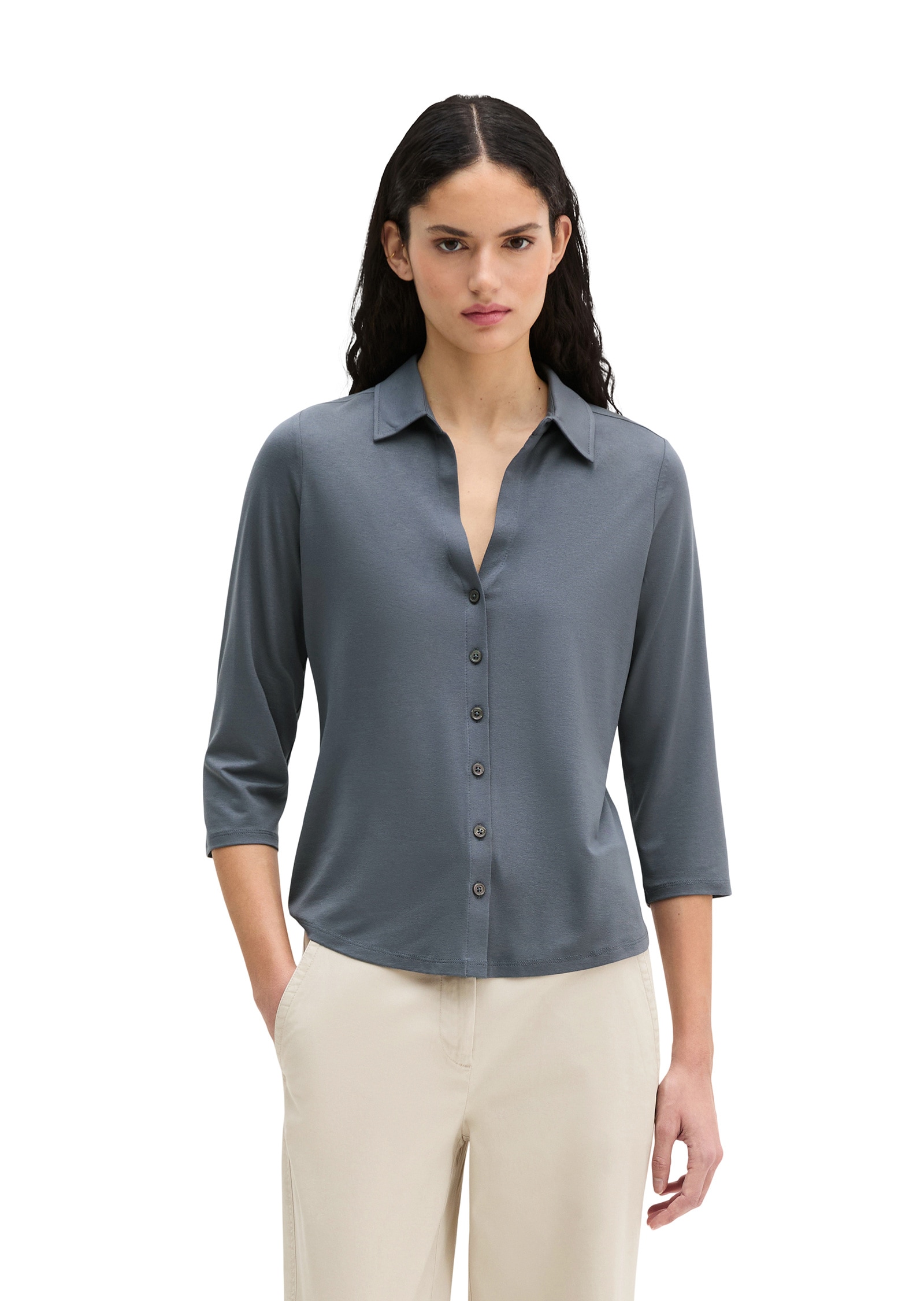 Marc OPolo Langarmshirt "aus LENZING™ ECOVERO™" günstig online kaufen