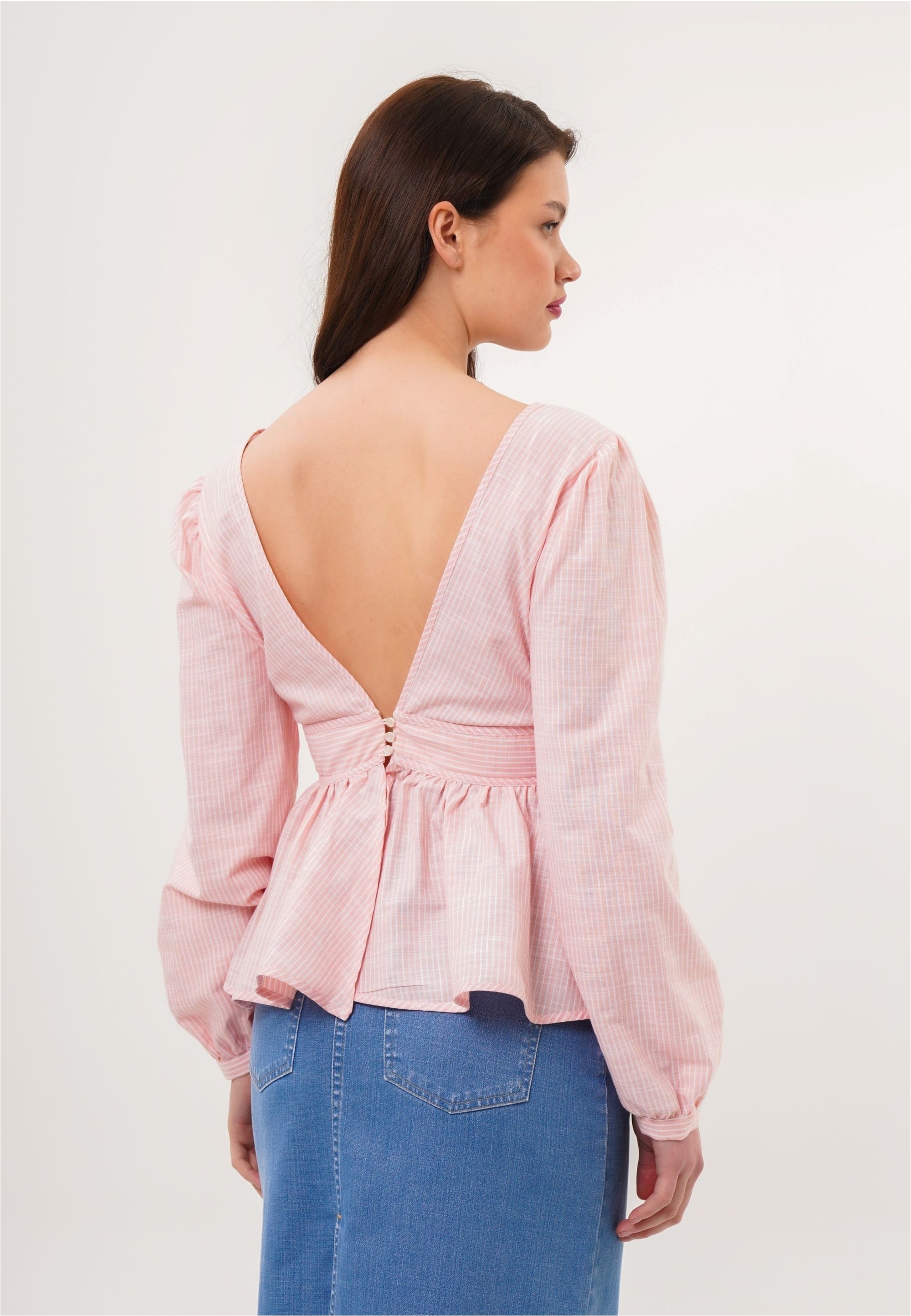 freshlions Klassische Bluse »Brielle«, mit gestreiftem Design