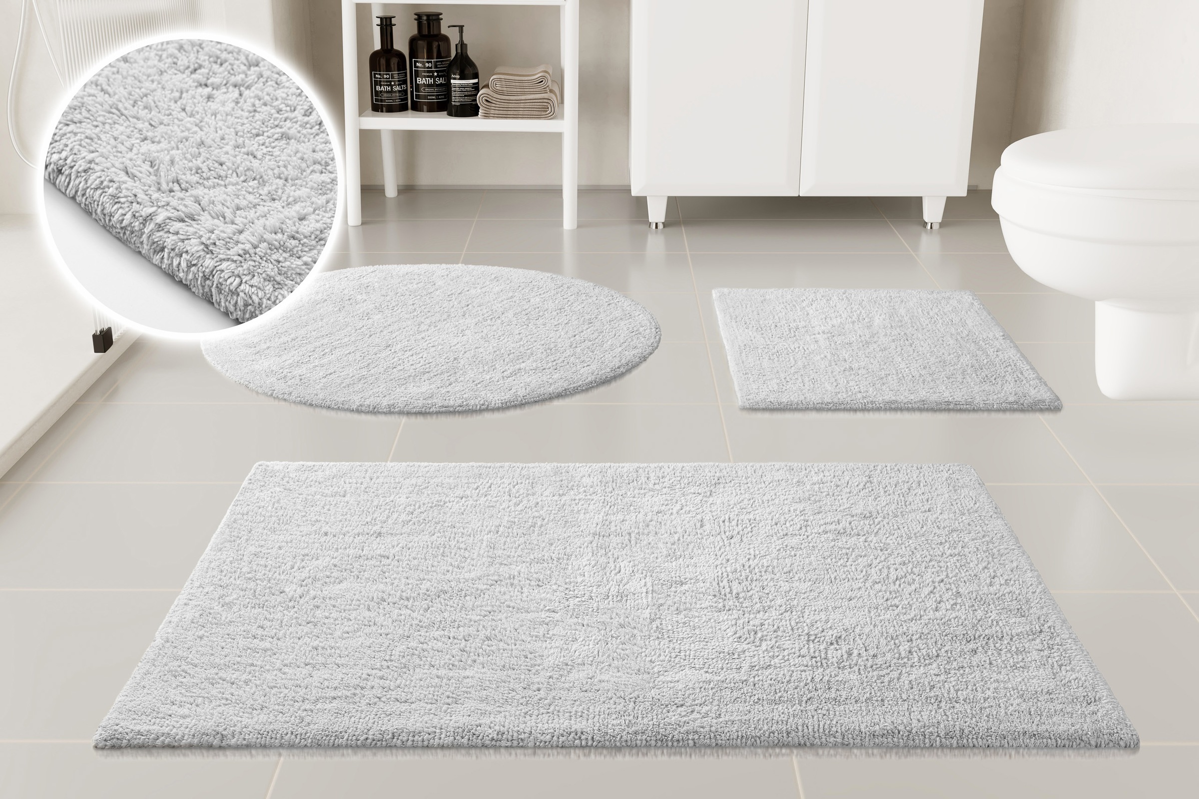 OTTO home Badematte "Selenne" Höhe 20 mm rutschhemmend beschichtet fußboden günstig online kaufen