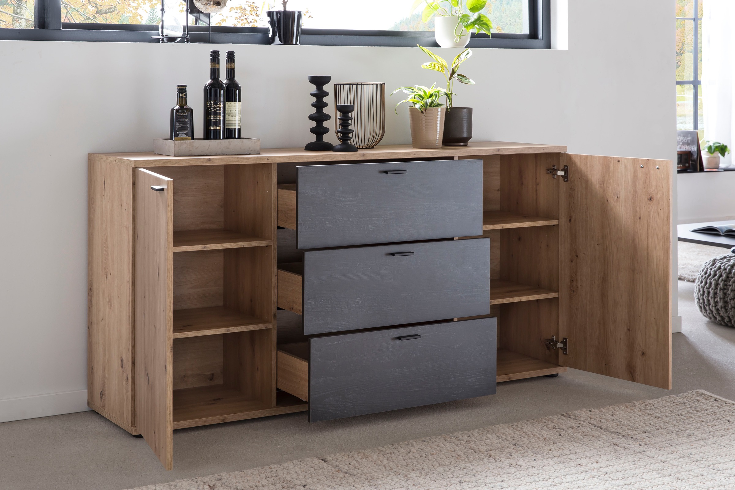 HELA Sideboard »Atlanta«, Breite 165 cm