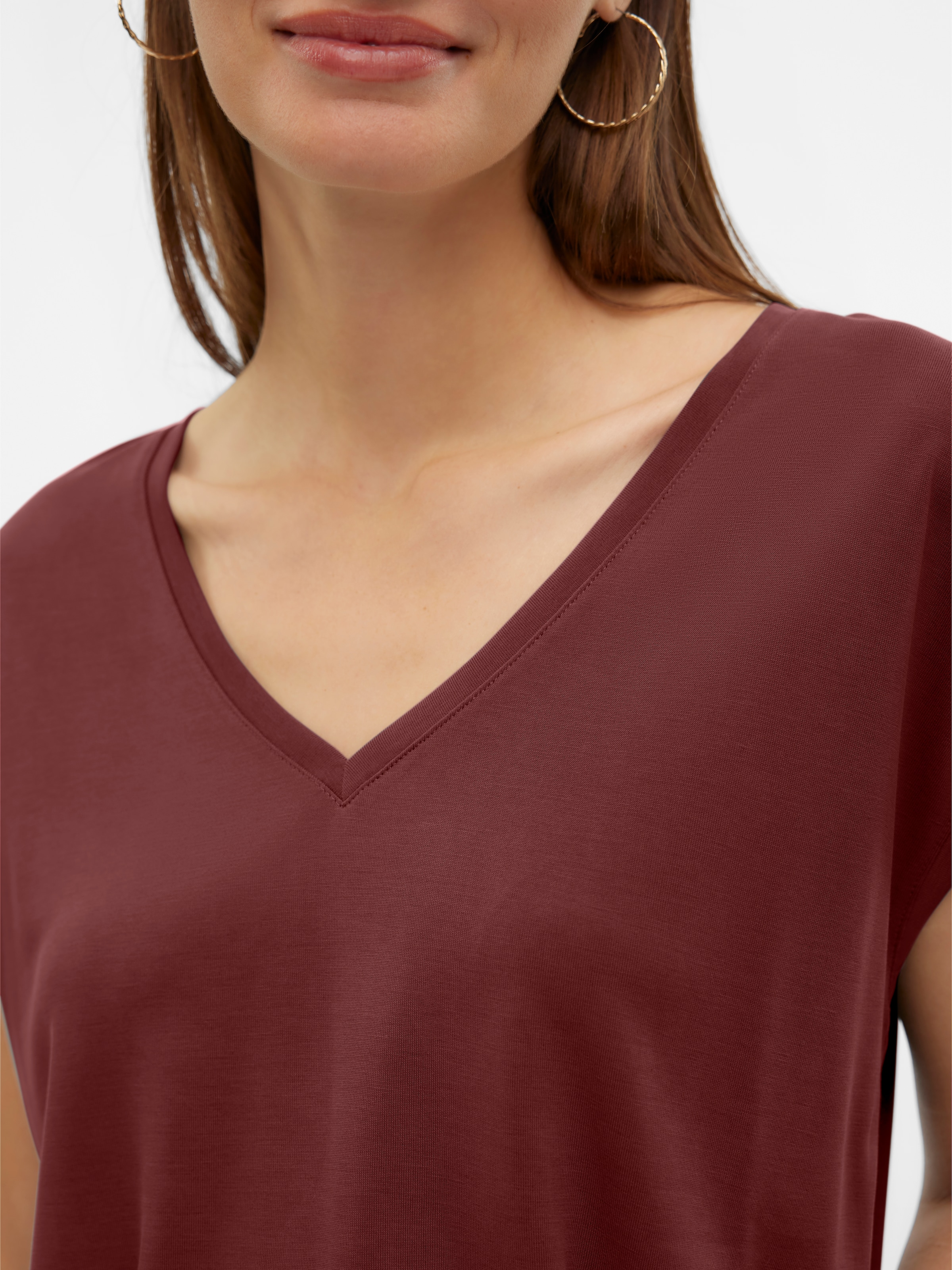 Vero Moda V-Shirt »VMFILLI SS V-NECK TEE GA NOOS«