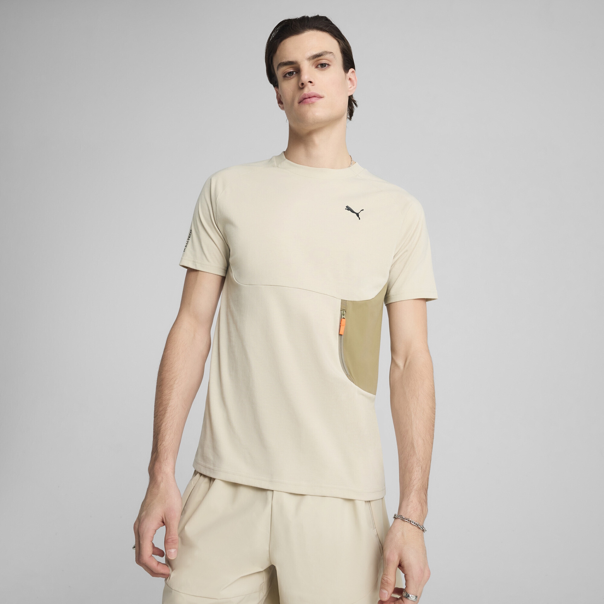 PUMA T-Shirt »PUMATECH T-Shirt mit Brusttasche Herren«