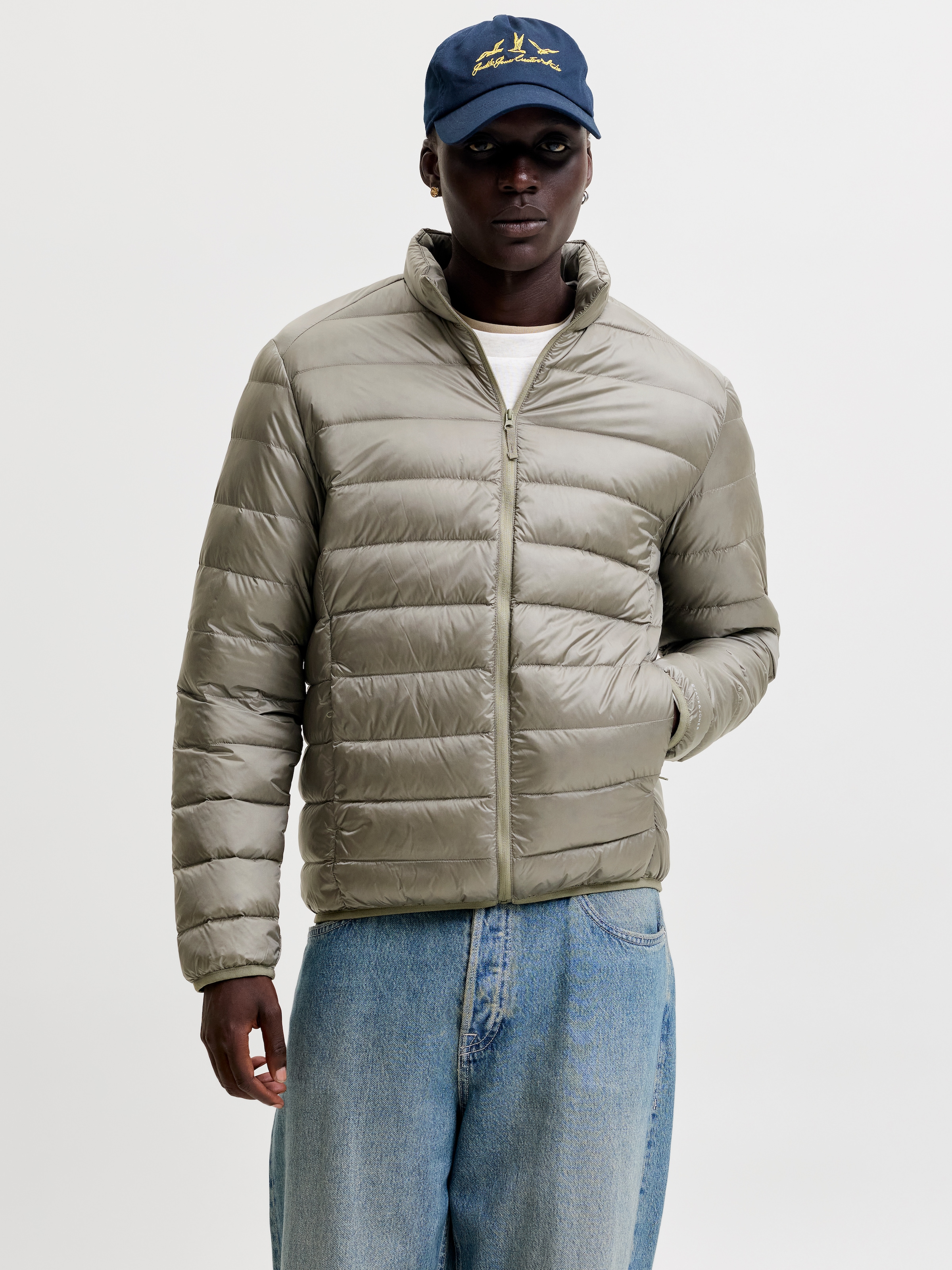 Jack & Jones Steppjacke »JJEBERG LIGHT DOWN COLLAR PUFFER NOOS« Kunstfaser, regular fit