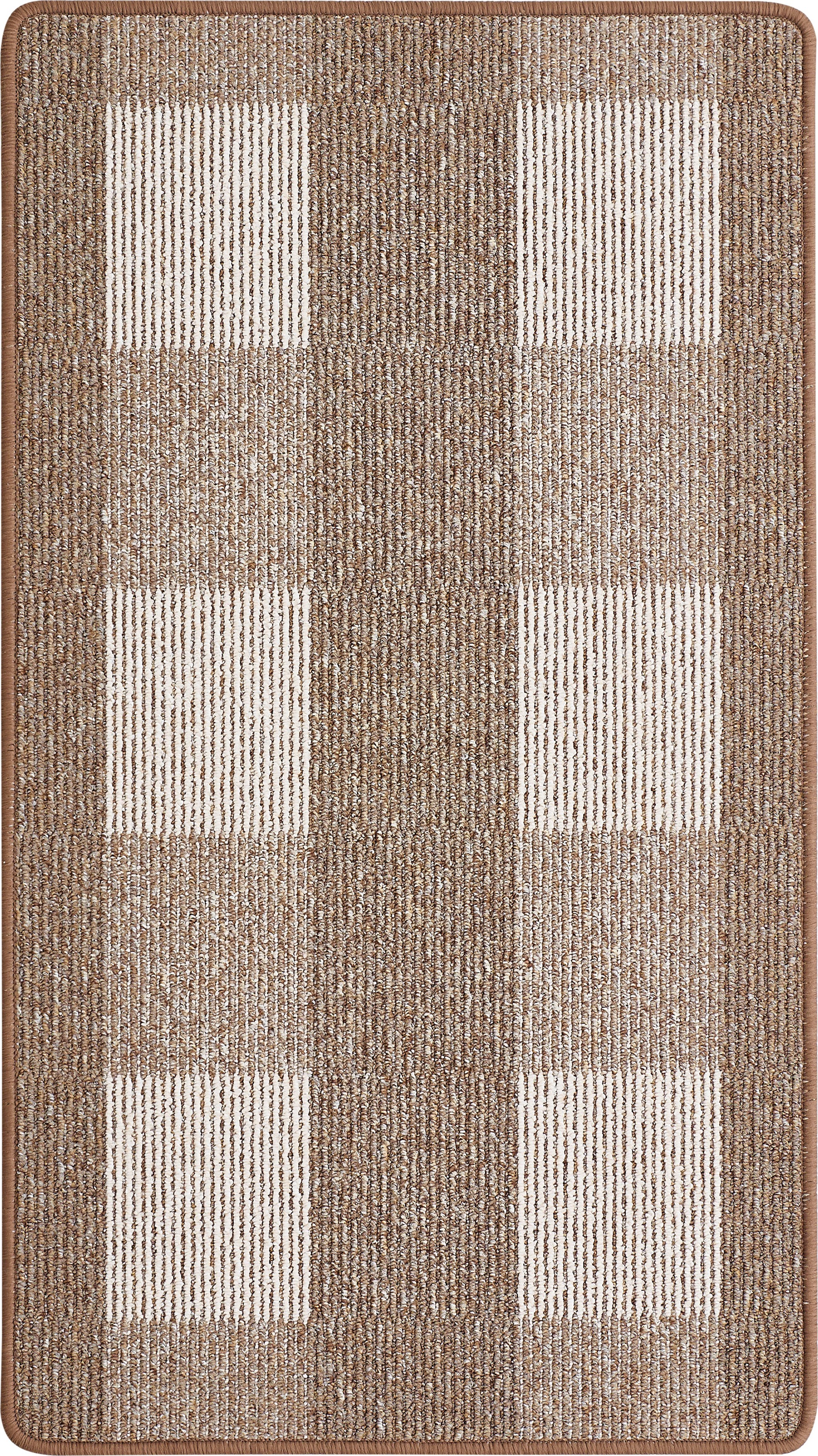 Läufer ANDIAMO "Dijon, Made in Netherlands", braun, B:67cm H:6mm L:120cm, Kunstfaser, Teppiche, Läufer, Teppich-Läufer, modernes Design, ideal im Flur & Schlafzimmer 2